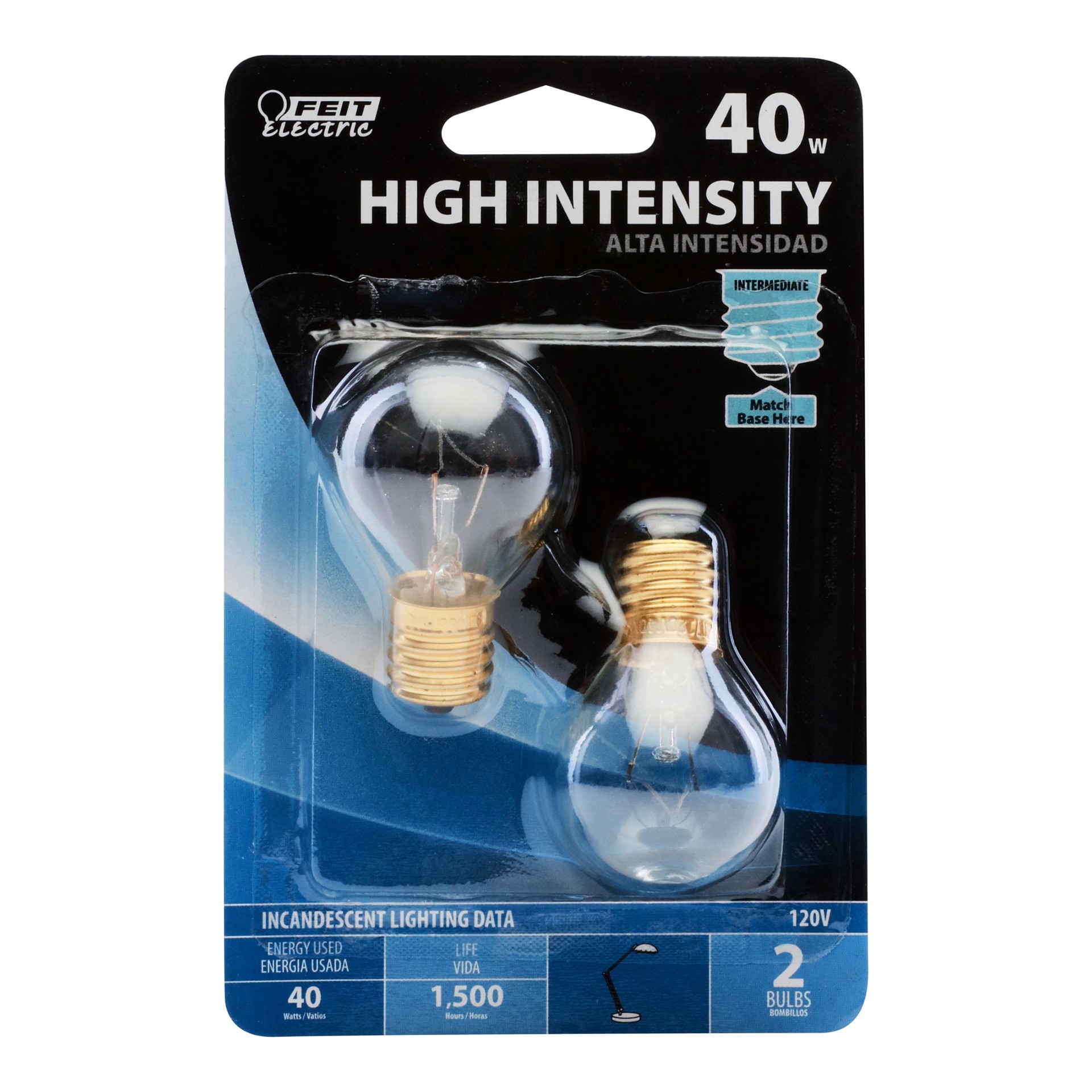 slide 3 of 6, Feit Electric 40 -Watt EQ S11 Soft white Intermediate base (E-17) Dimmable Incandescent General purpose Light Bulb 2 -Pack, 1 ct