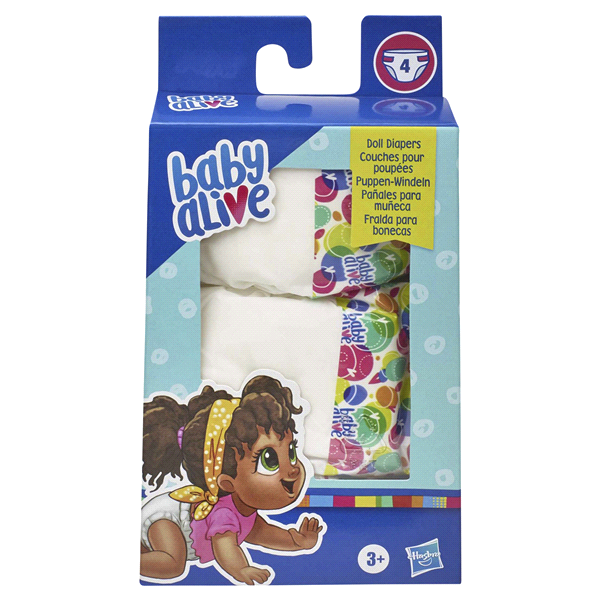 slide 2 of 5, Baby Alive Doll Diapers Each Sold Separately, 4 ct