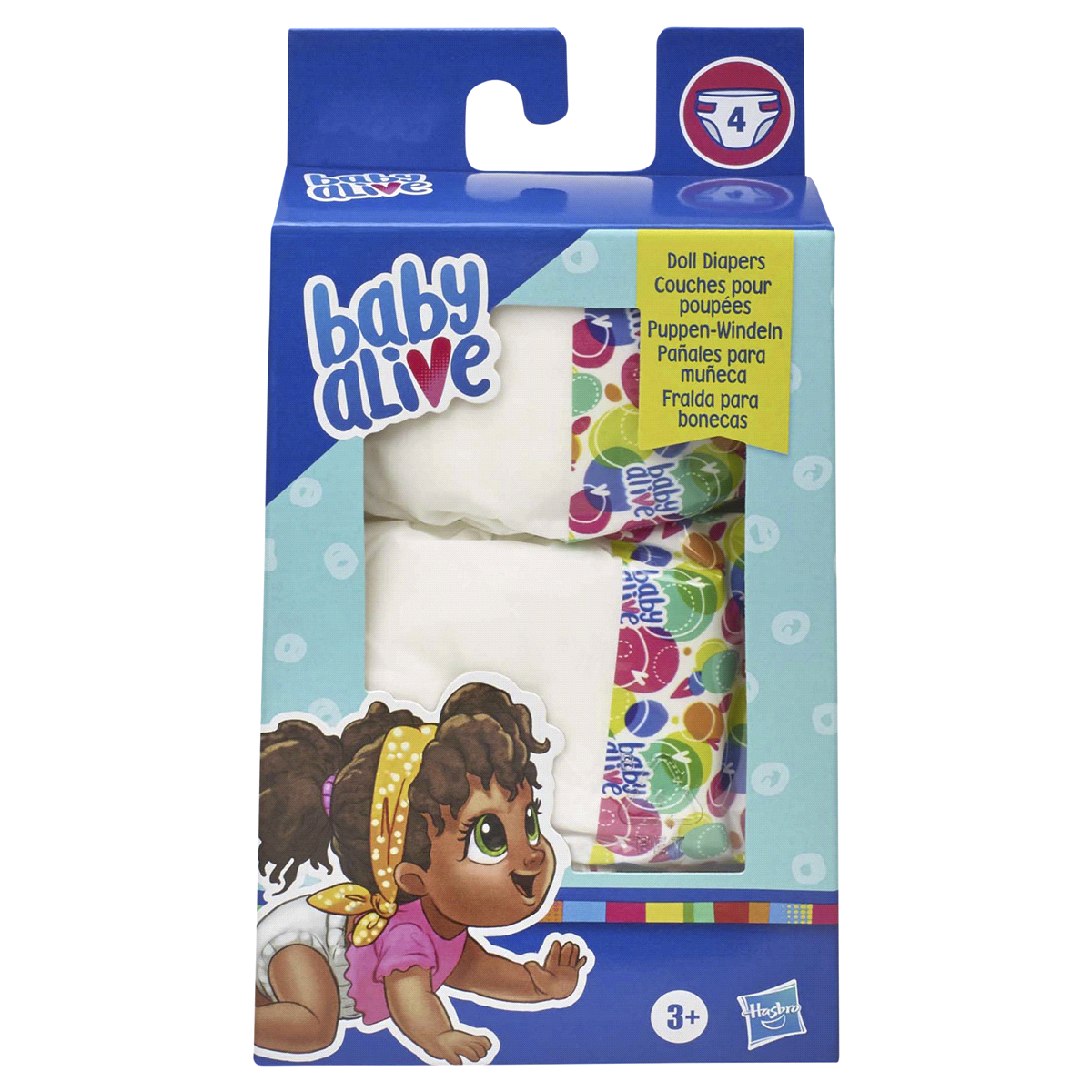 slide 4 of 5, Baby Alive Doll Diapers Each Sold Separately, 4 ct