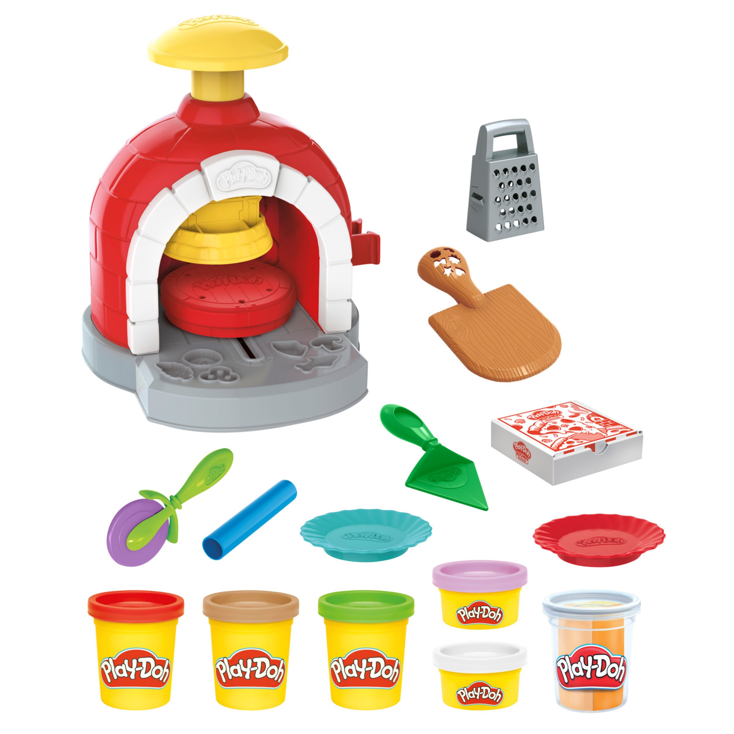 slide 4 of 4, Play-Doh Kitchen Creations Pizza Oven Playset, 1 ct