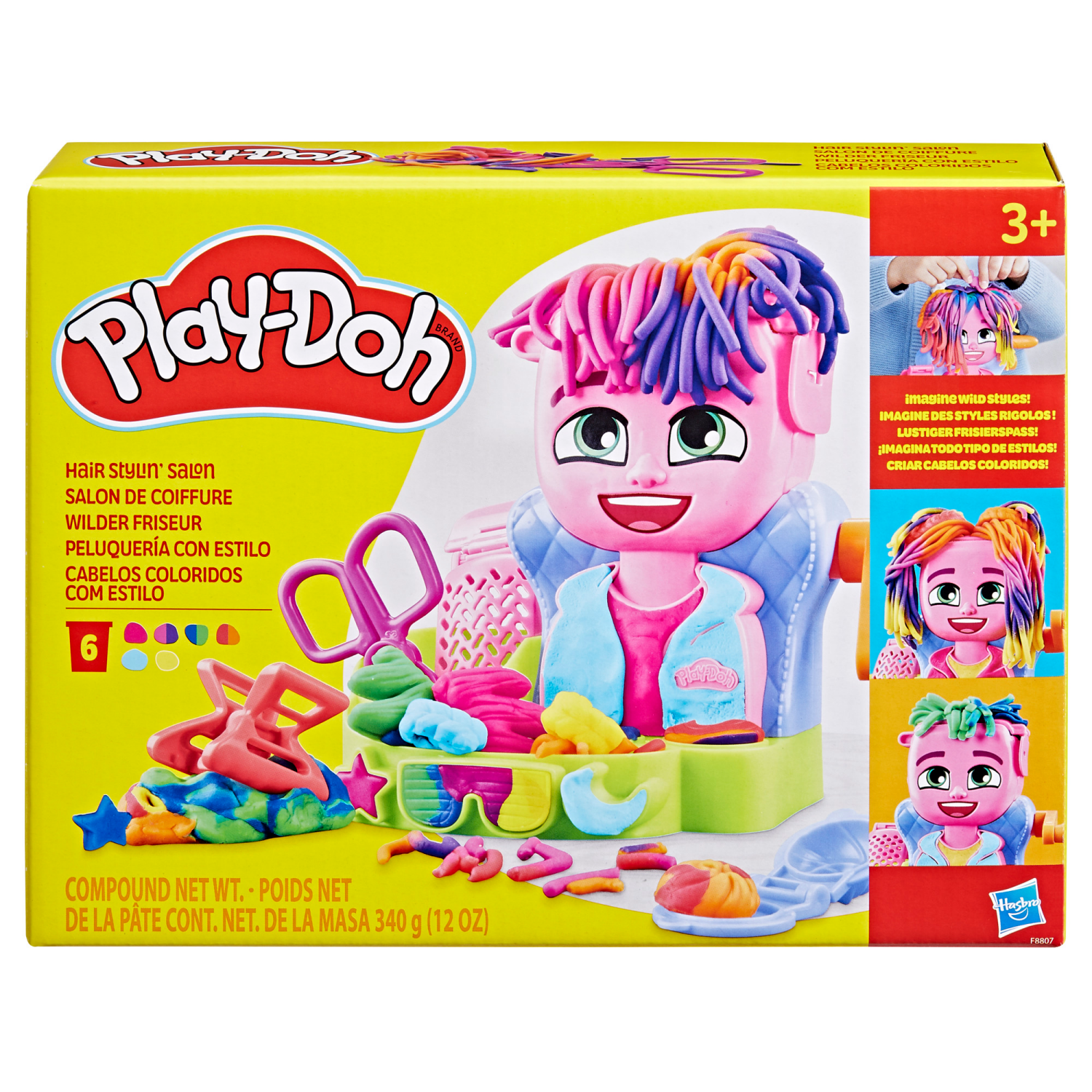 slide 5 of 5, Play-Doh Hair Stylin' Salon Playset, 1 ct