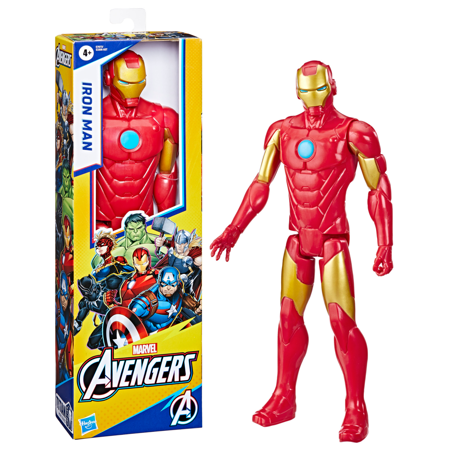 slide 2 of 2, Hasbro Marvel Avengers: Endgame Titan Hero Series Iron Man Action Figure, 12 in