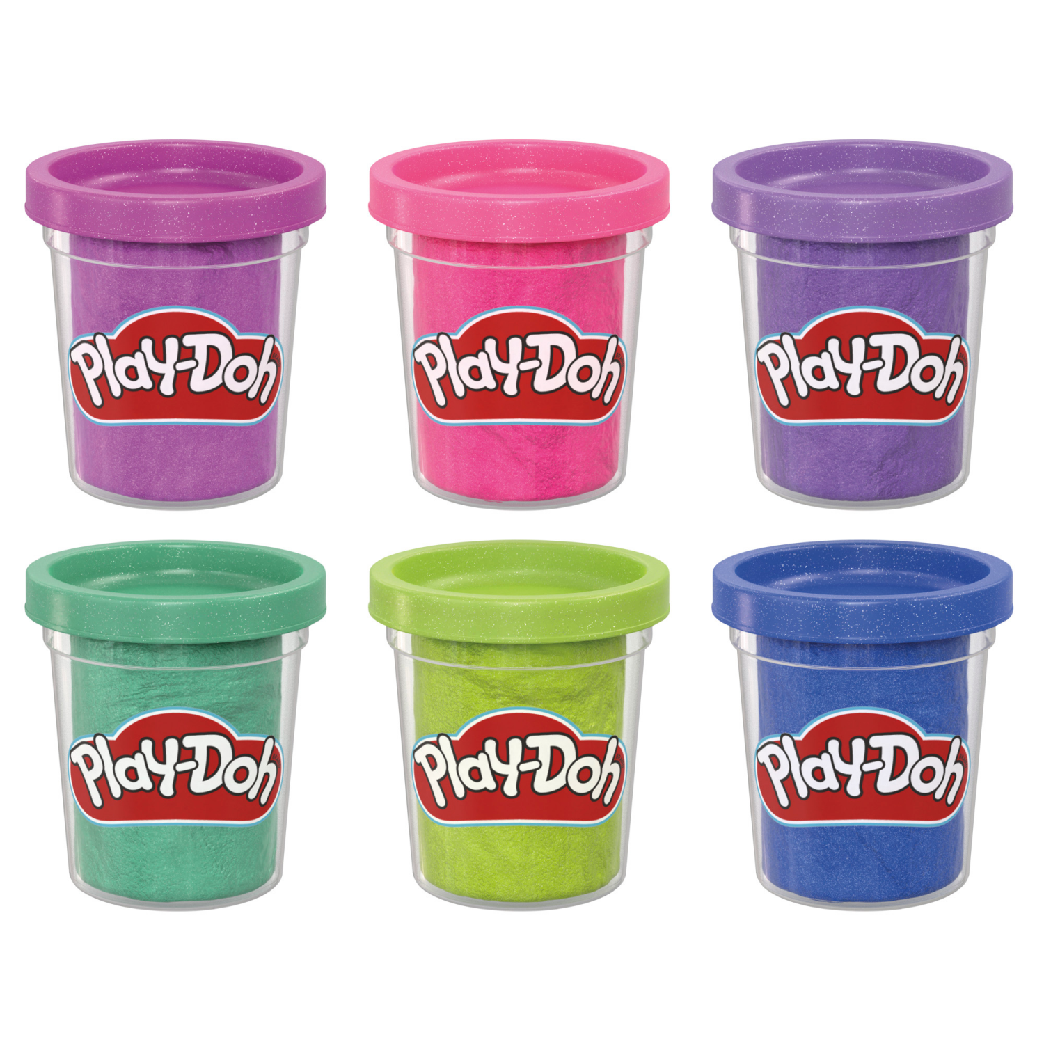 slide 3 of 3, PLAY DOH Play-Doh 6 Pack Sparkle Collection Arts And Crafts Toys, 6 ct