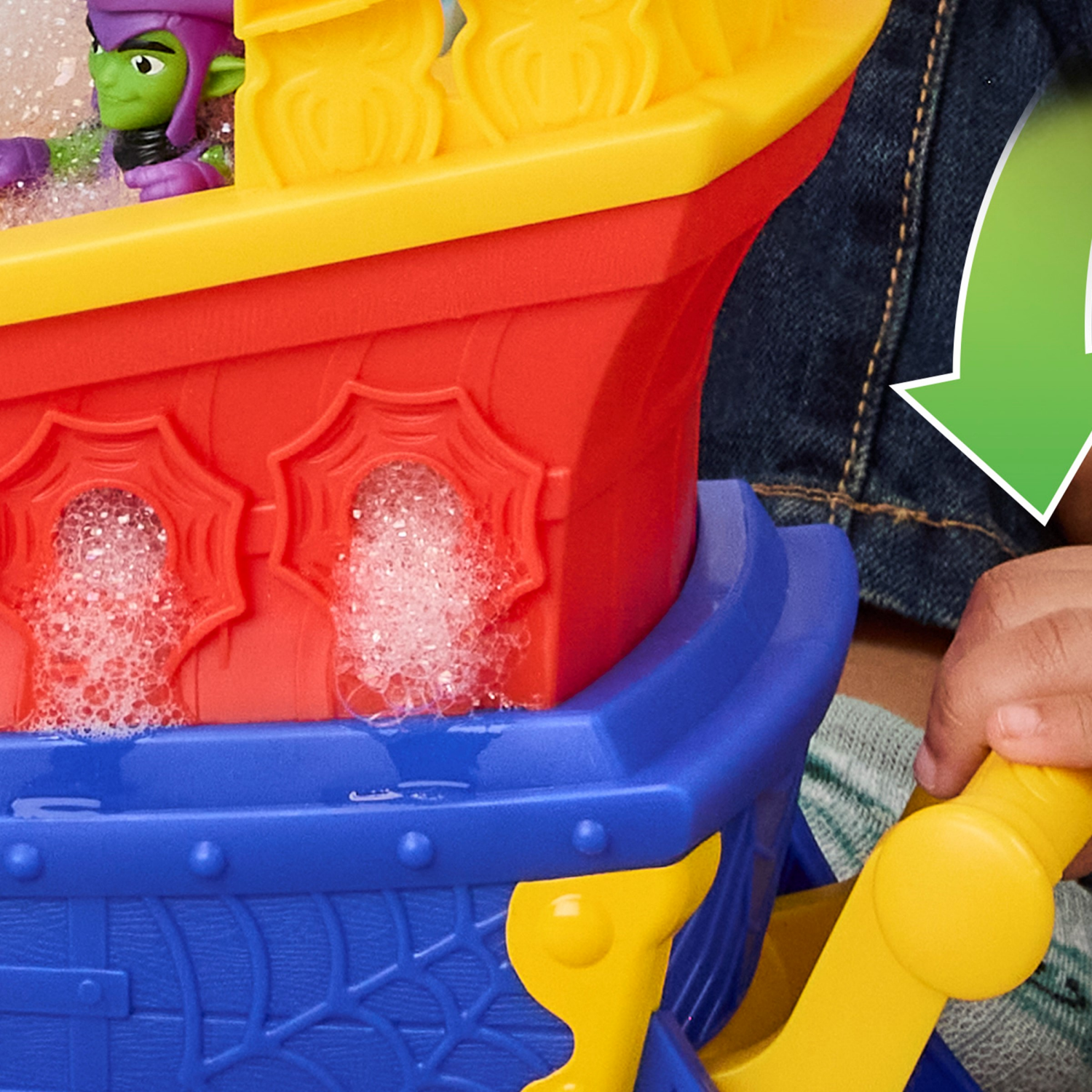 slide 4 of 6, Spidey and His Amazing Friends Pirate Ship Toy Vehicle Playset, 1 ct