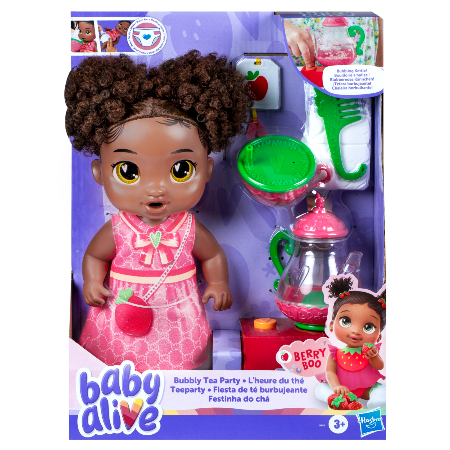 slide 3 of 3, Baby Alive Bubbly Tea Party Berry Boo, 1 ct