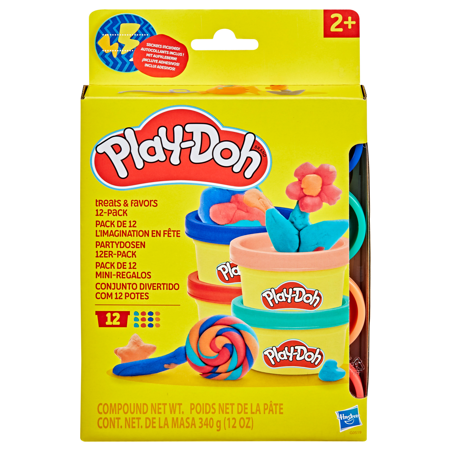 slide 3 of 5, Play-Doh Mini 12-Pack Treats & Favors Set, 12 ct