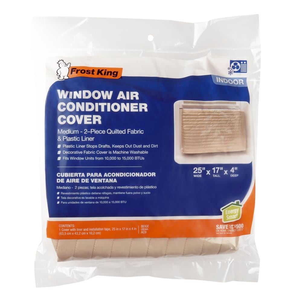 slide 2 of 4, Frost King 13-in W x 17-in H Window Air Conditioners Cover, 1 ct