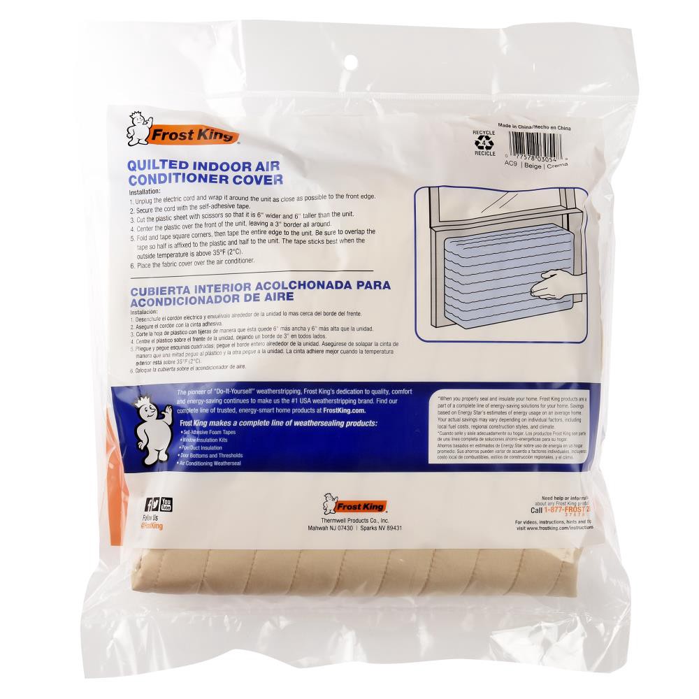 slide 3 of 4, Frost King 13-in W x 17-in H Window Air Conditioners Cover, 1 ct
