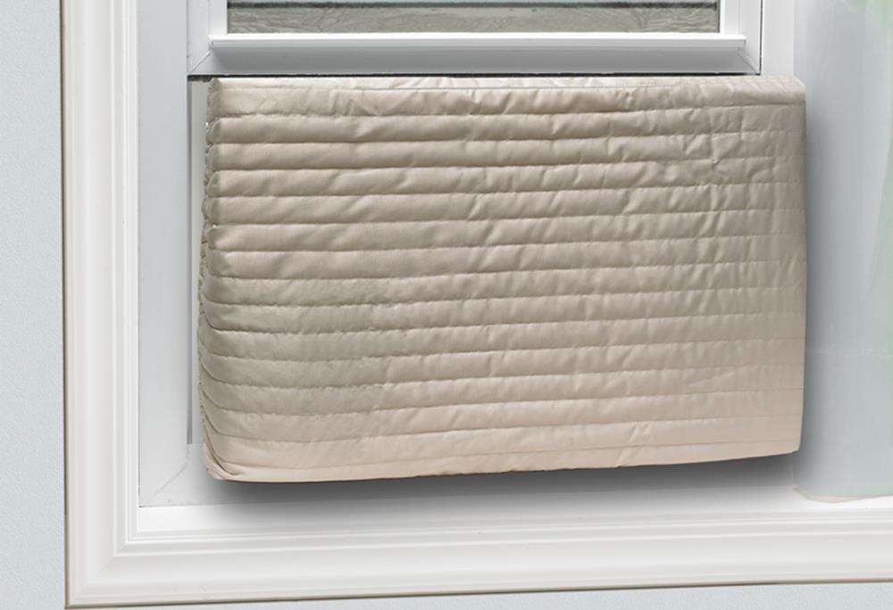 slide 4 of 4, Frost King 13-in W x 17-in H Window Air Conditioners Cover, 1 ct