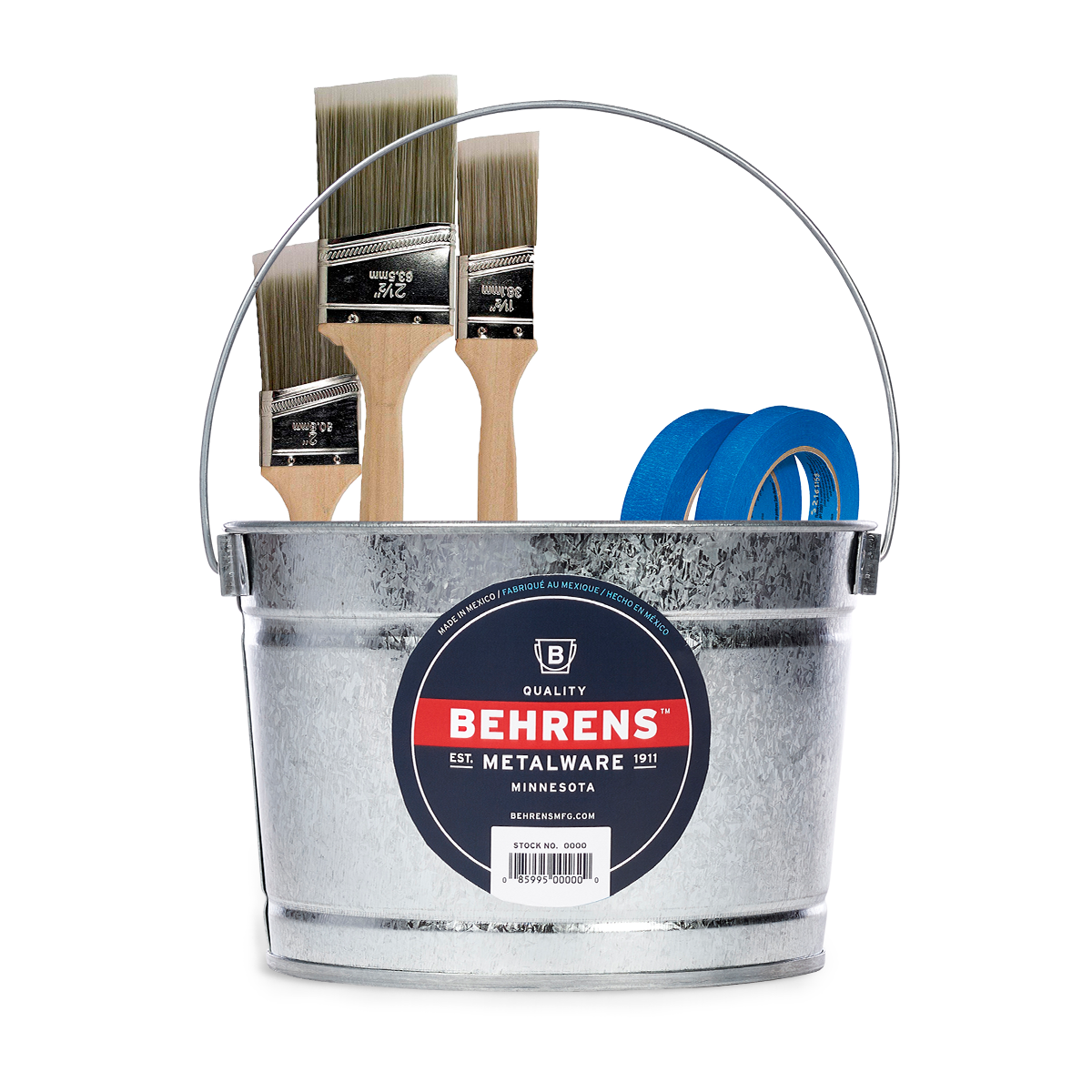 slide 4 of 6, Behrens 2.5 -Quart BPA-Free Metal Paint bucket, 1 ct