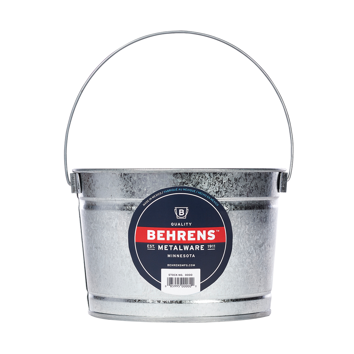 slide 1 of 6, Behrens 2.5 -Quart BPA-Free Metal Paint bucket, 1 ct