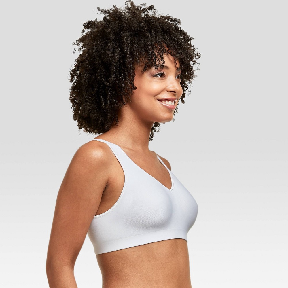 Hanes Women's Full Coverage SmoothTec Band Unlined Wireless Bra G796 -  White 2XL 1 ct
