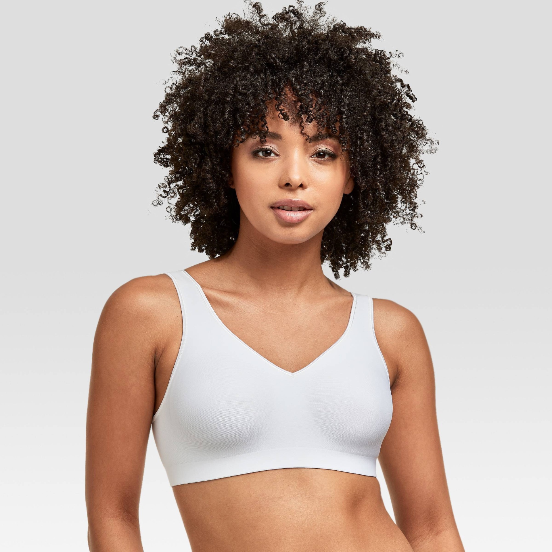 Hanes Women's Full Coverage SmoothTec Band Unlined Wireless Bra G796 -  White 2XL 1 ct