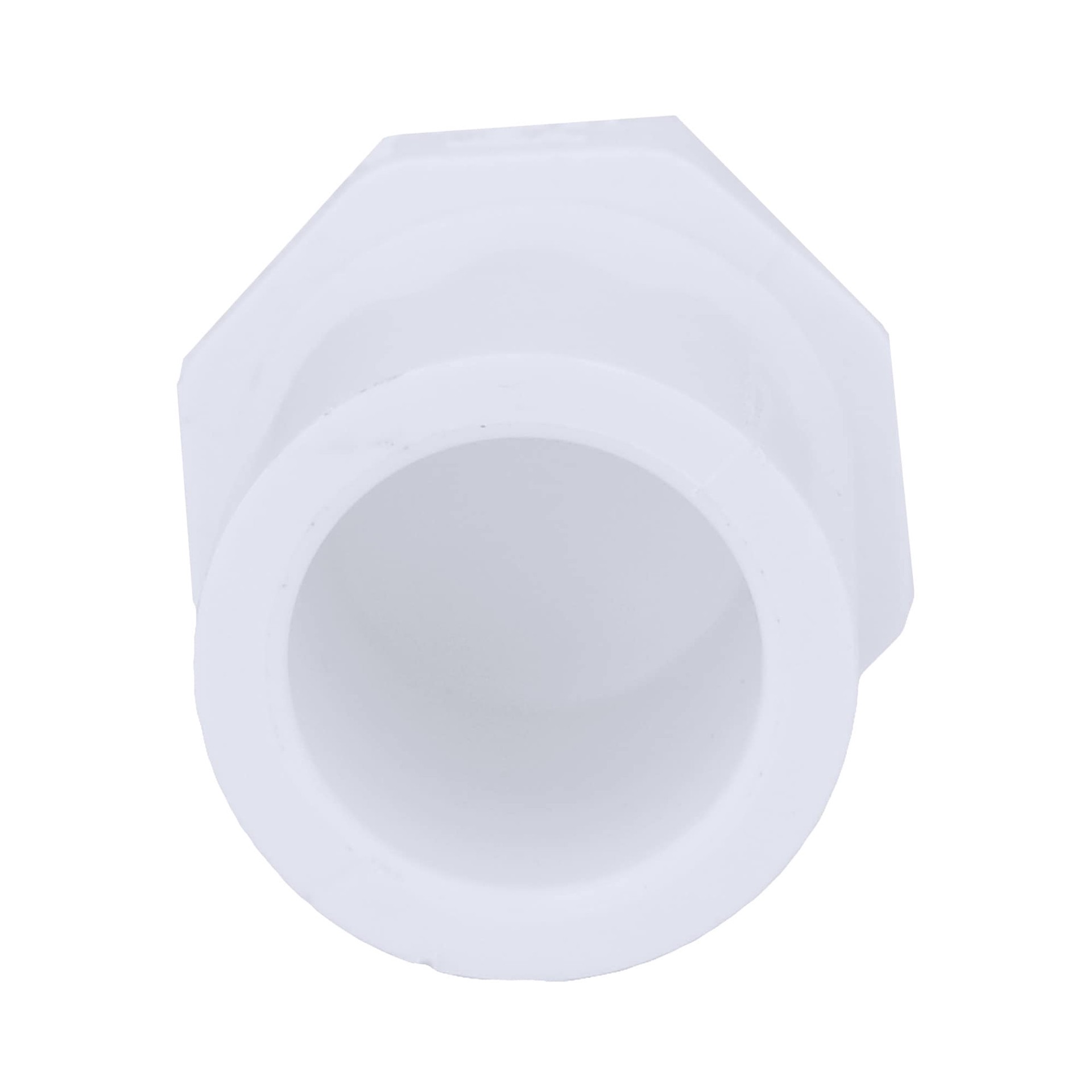 slide 2 of 6, Charlotte Pipe 3/4-in Schedule 40 PVC Spigot Plug - White - NSF Safety Listed, 1 ct
