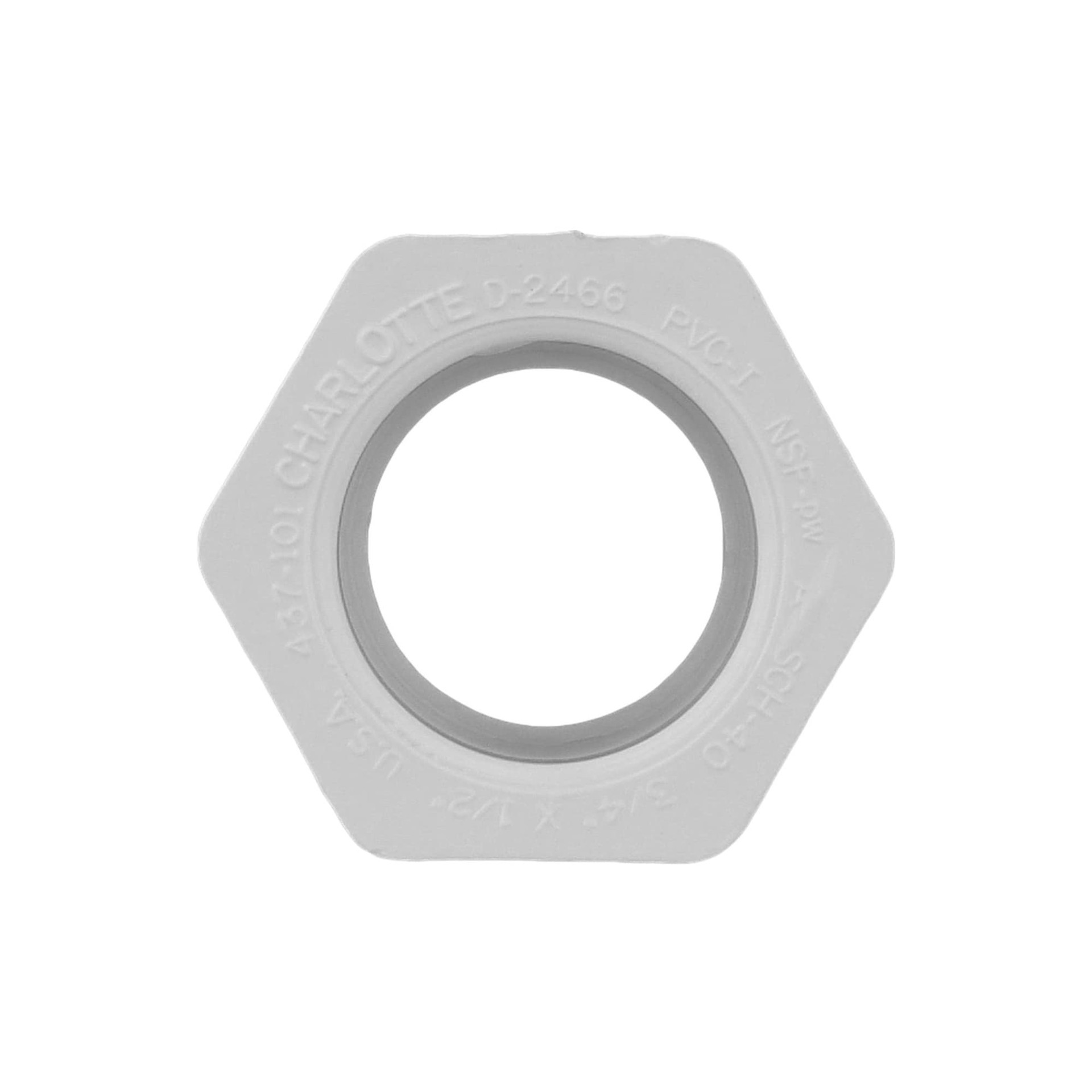 slide 2 of 6, Charlotte Pipe 2-in x 1-1/4-in Schedule 40 PVC Reducing Bushing, 1 ct