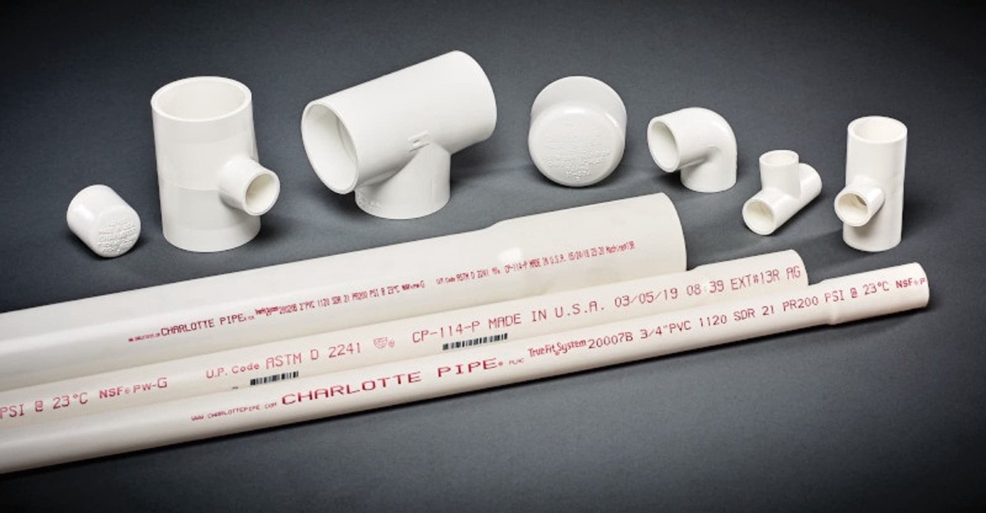 slide 4 of 6, Charlotte Pipe 1-in 45-Degree Schedule 40 PVC Elbow, 1 ct
