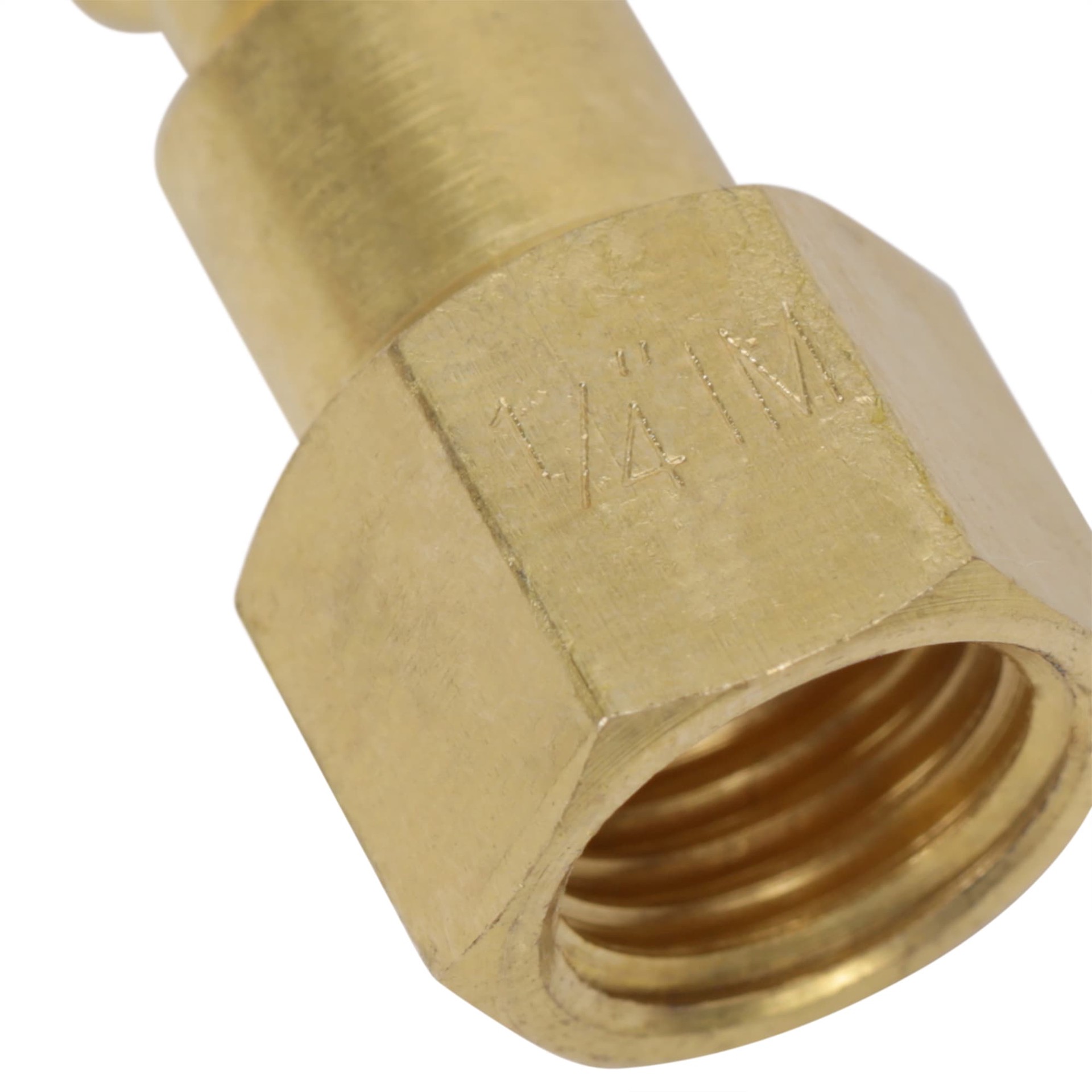 slide 3 of 6, Kobalt Brass NPT Plug (F)-1/4-in Industrial, 1 ct