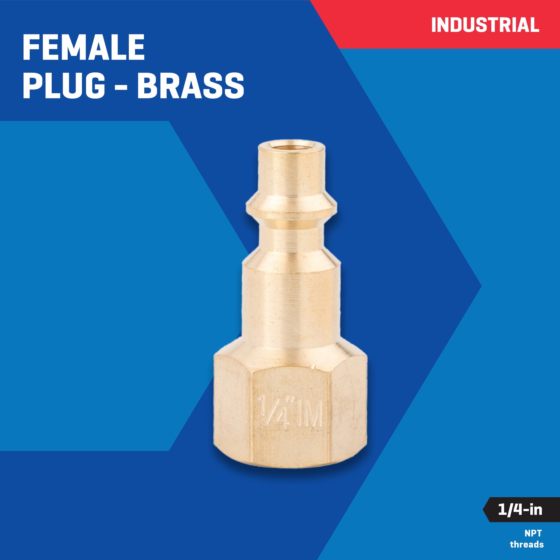 slide 5 of 6, Kobalt Brass NPT Plug (F)-1/4-in Industrial, 1 ct