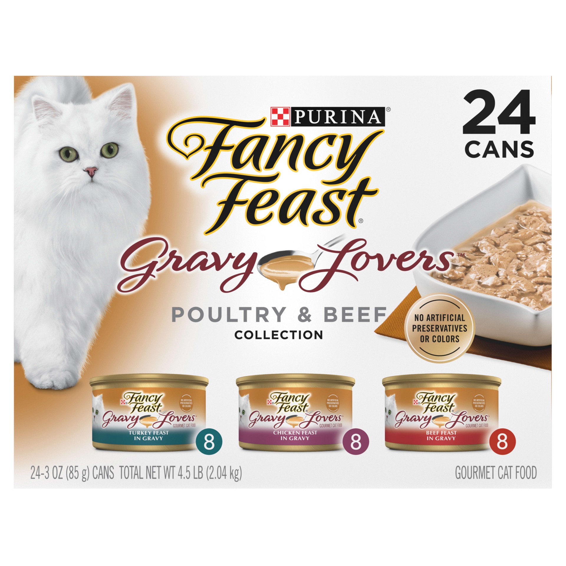 slide 1 of 6, Purina Adult Variety pack Cat Food 5.53-lb 24 -Pack, 1 ct