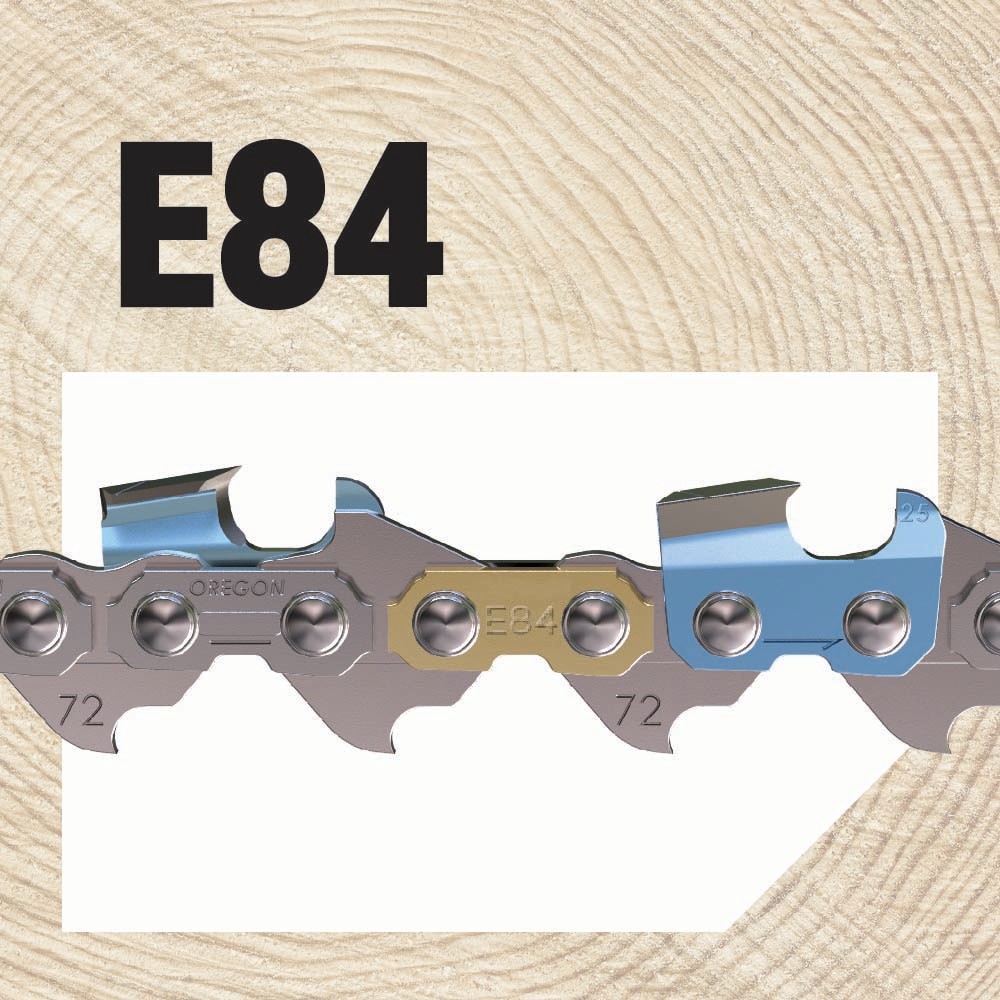 slide 6 of 6, Oregon E84 84 Link Replacement Chainsaw Chain For 24-in , 0.05-in Gauge , 3/8-in Pitch, 1 ct
