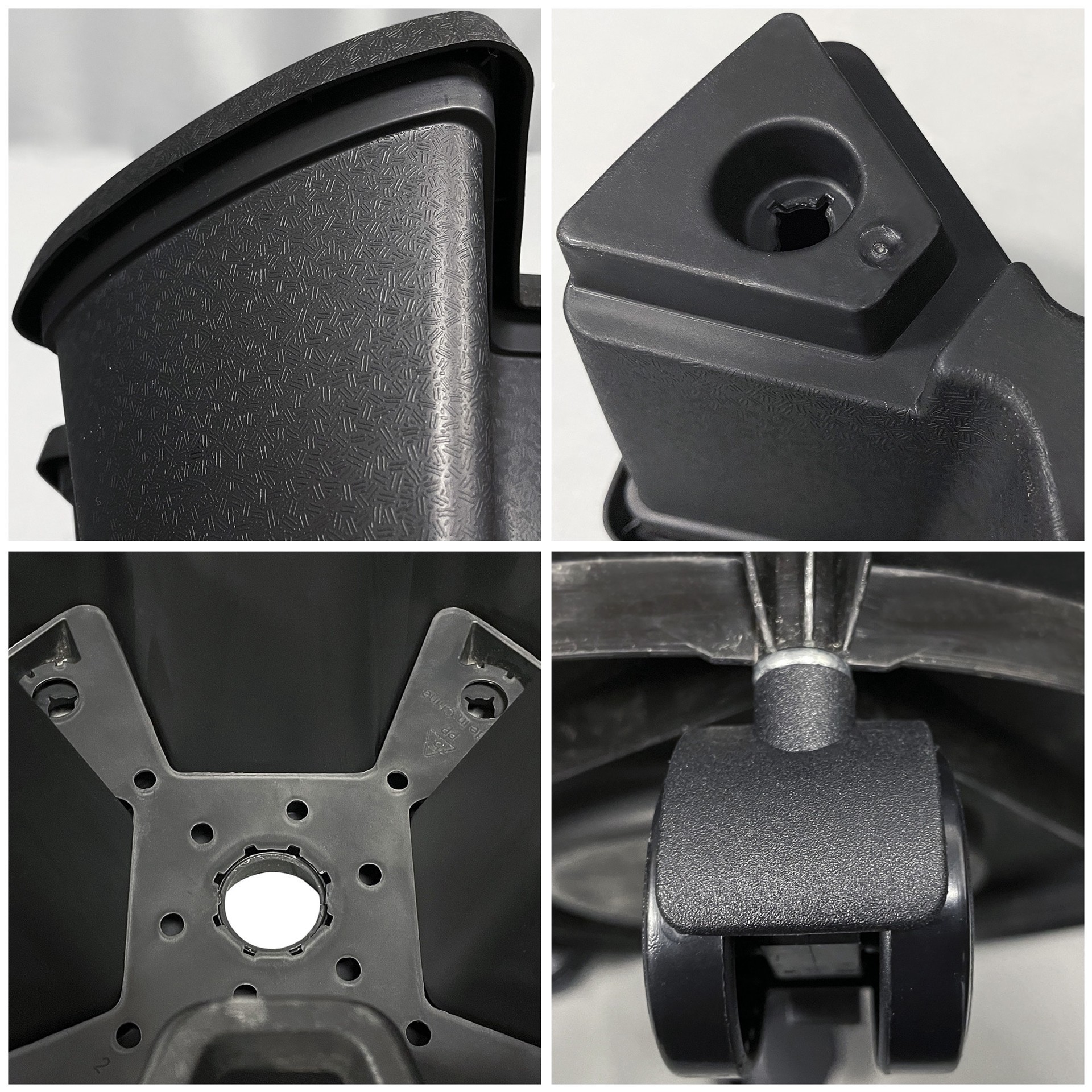 slide 6 of 6, Style Selections 11.89-in W x 11.89-in L Black Resin Indoor/Outdoor Self Watering Vertical garden planter, 1 ct