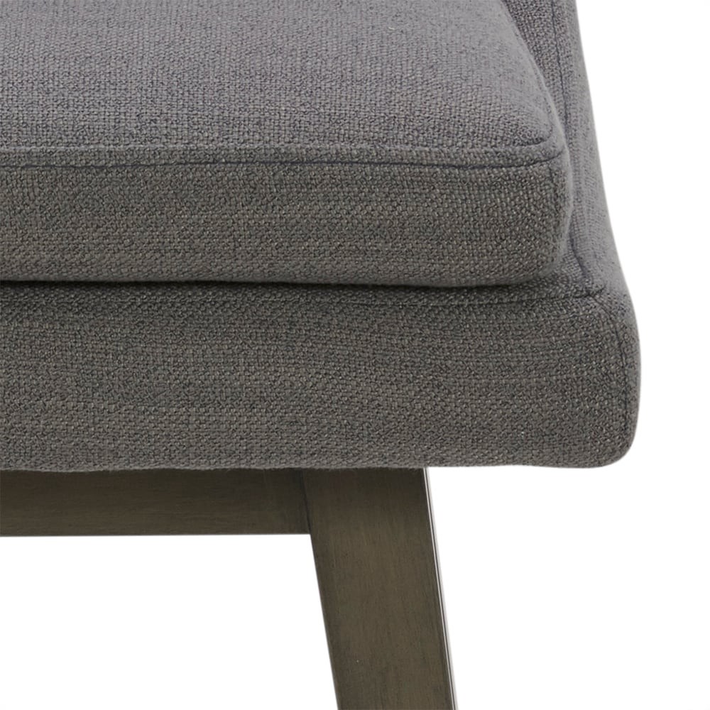 slide 4 of 5, allen + roth Antique Gray 29.92-in H Bar height Upholstered Swivel Wood Bar Stool, 1 ct