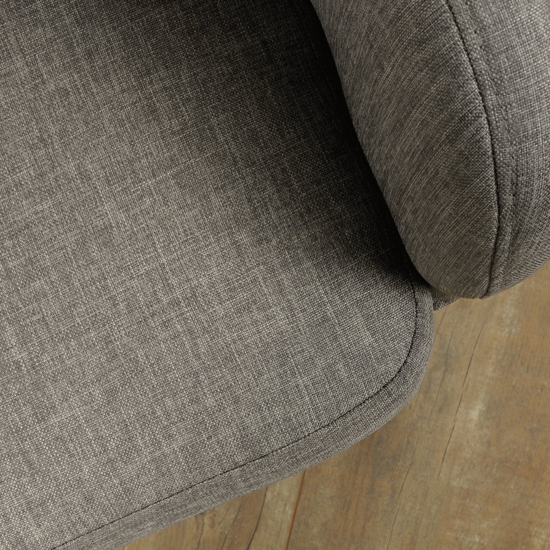 slide 4 of 6, allen + roth Grey Transitional Adjustable Height Swivel Upholstered Task Chair, 1 ct