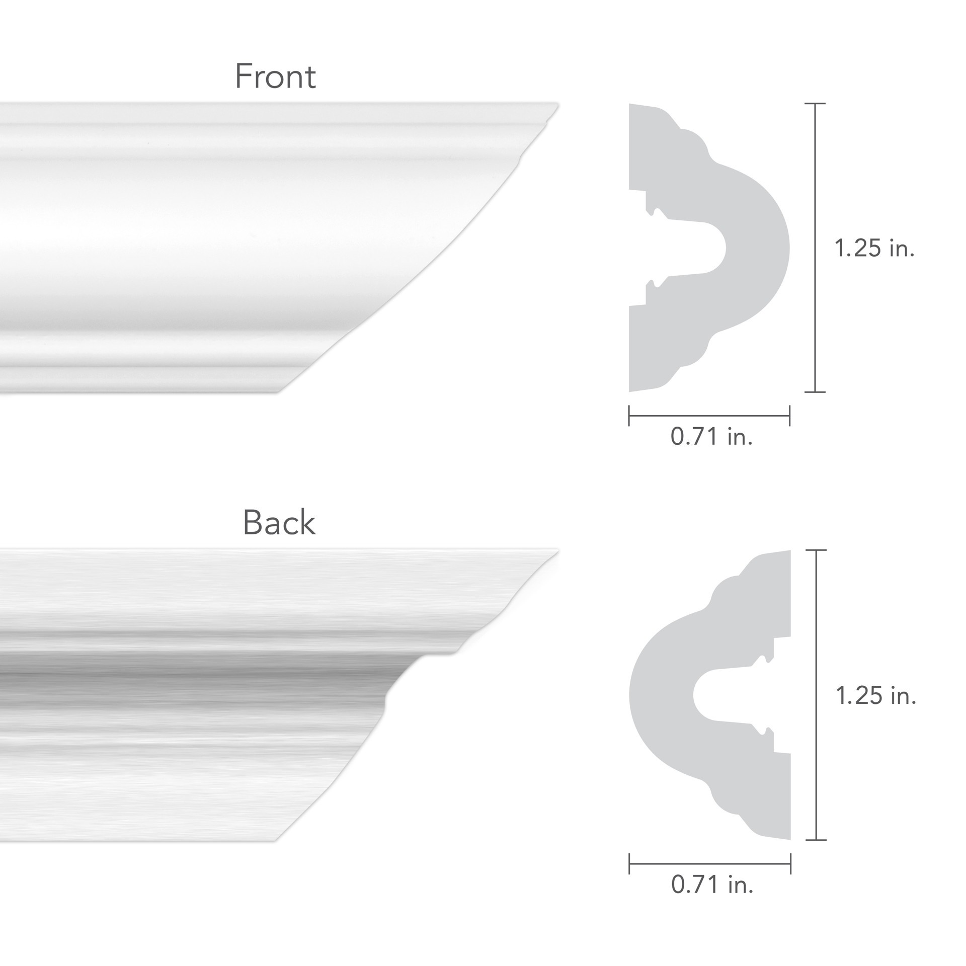 slide 3 of 6, BUILD and BATTEN Wall Panel Rail Kit Finished Polystyrene Picture Frame Moulding 2 -Pack, 1 ct