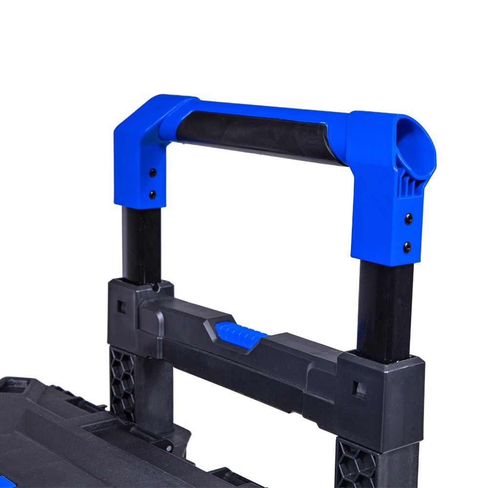 slide 6 of 6, Kobalt CASESTACK 21.5-in W x 26.7-in H x 17.2-in D Black Plastic Rolling Tool Box, 1 ct