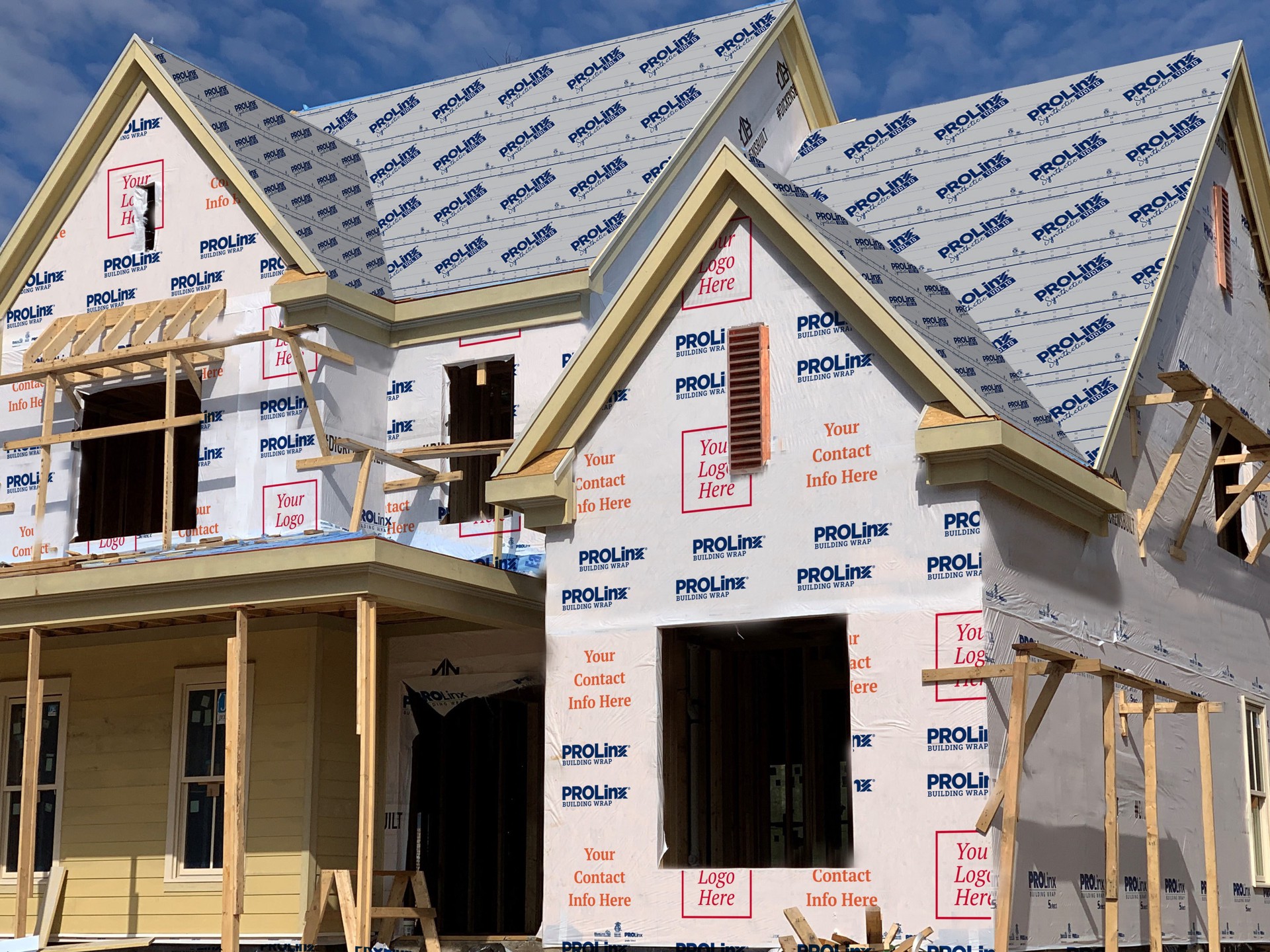 slide 3 of 3, 3-ft x 100-ft Water Resistant UV Resistant House Wrap 300-sq ft, 1 ct