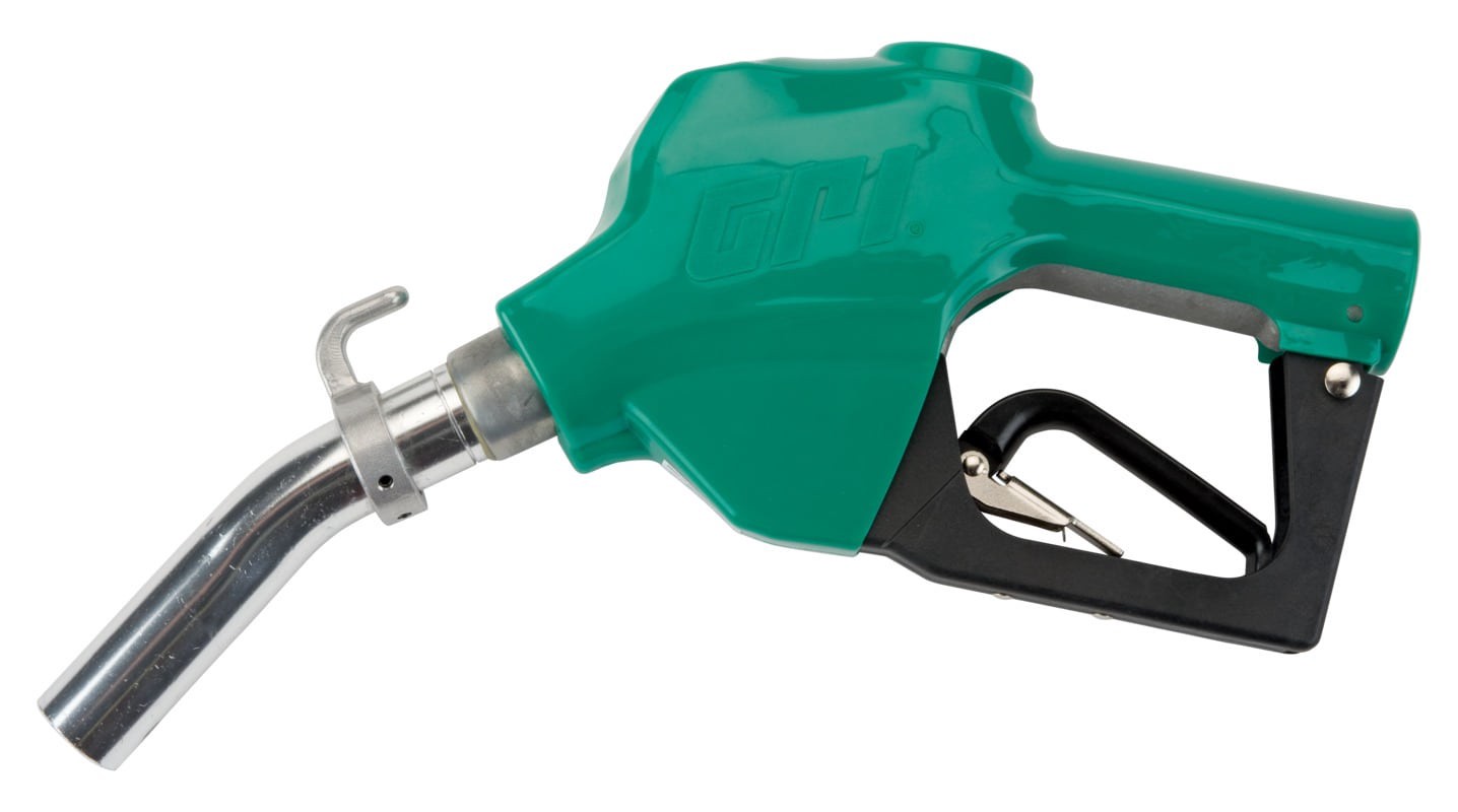 slide 1 of 3, GPI Auto Nozzle 1" Diesel for Fuel Transfer Pumps 1 -Count Ethanol Free 4-cycle fuel, 1 ct
