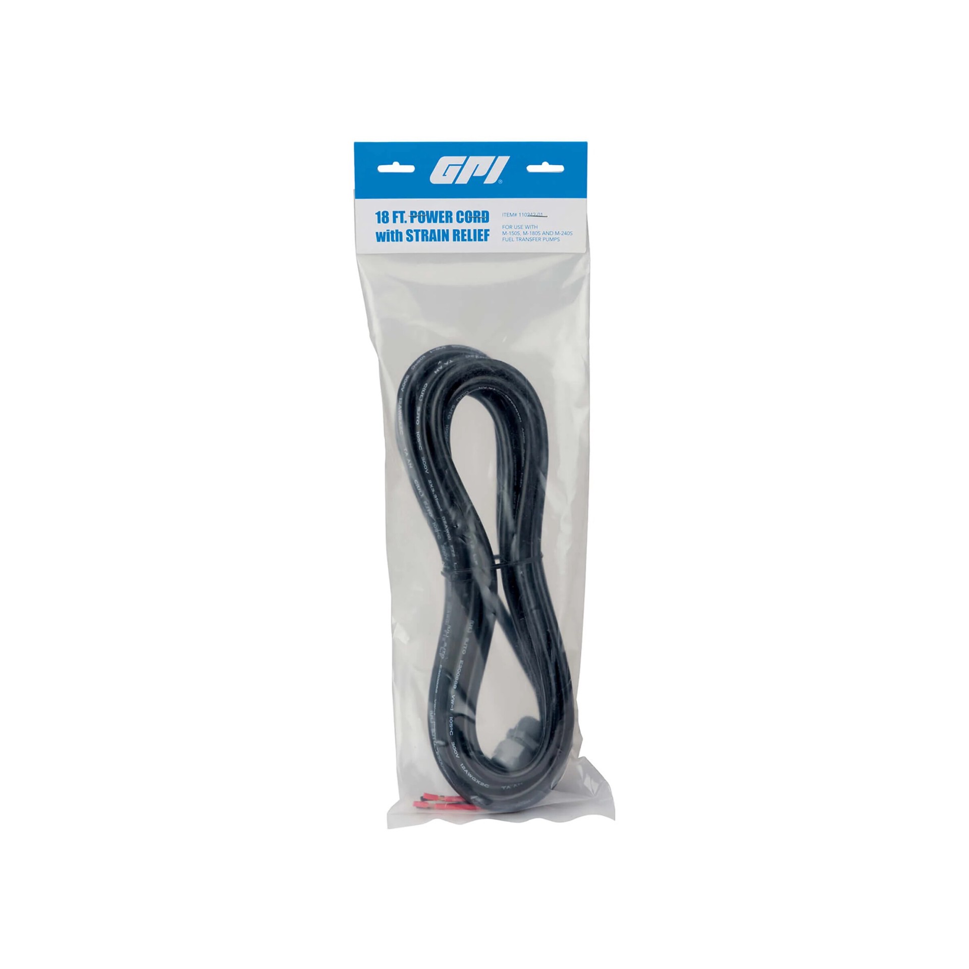 slide 3 of 3, GPI 18' Power Cord for Fuel Transfer Pump 1 -Count Ethanol Free 4-cycle fuel, 1 ct