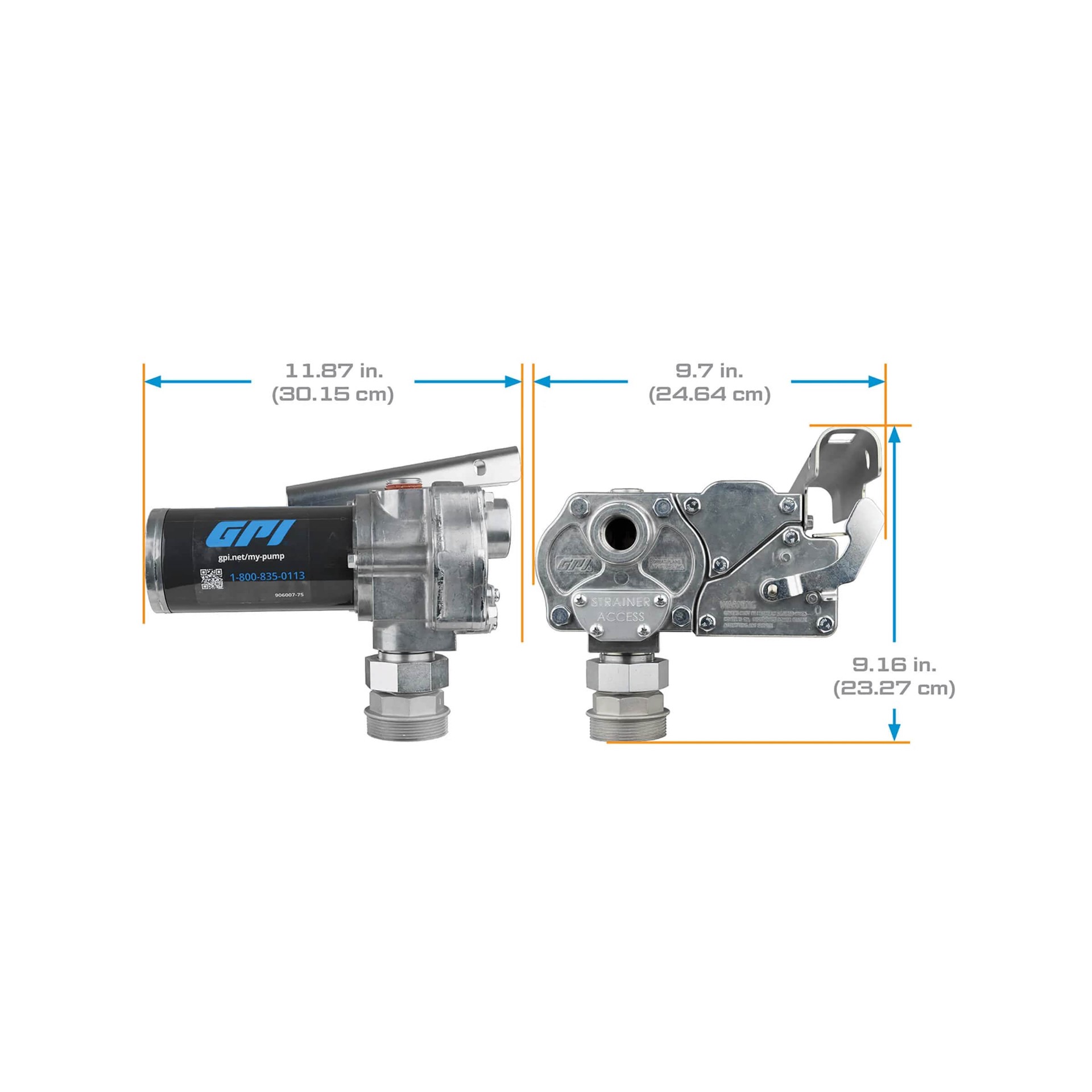 slide 4 of 6, GPI M-150S-AU Fuel Transfer Pump w/Auto Nozzle 1 -Count Ethanol Free 4-cycle fuel, 1 ct