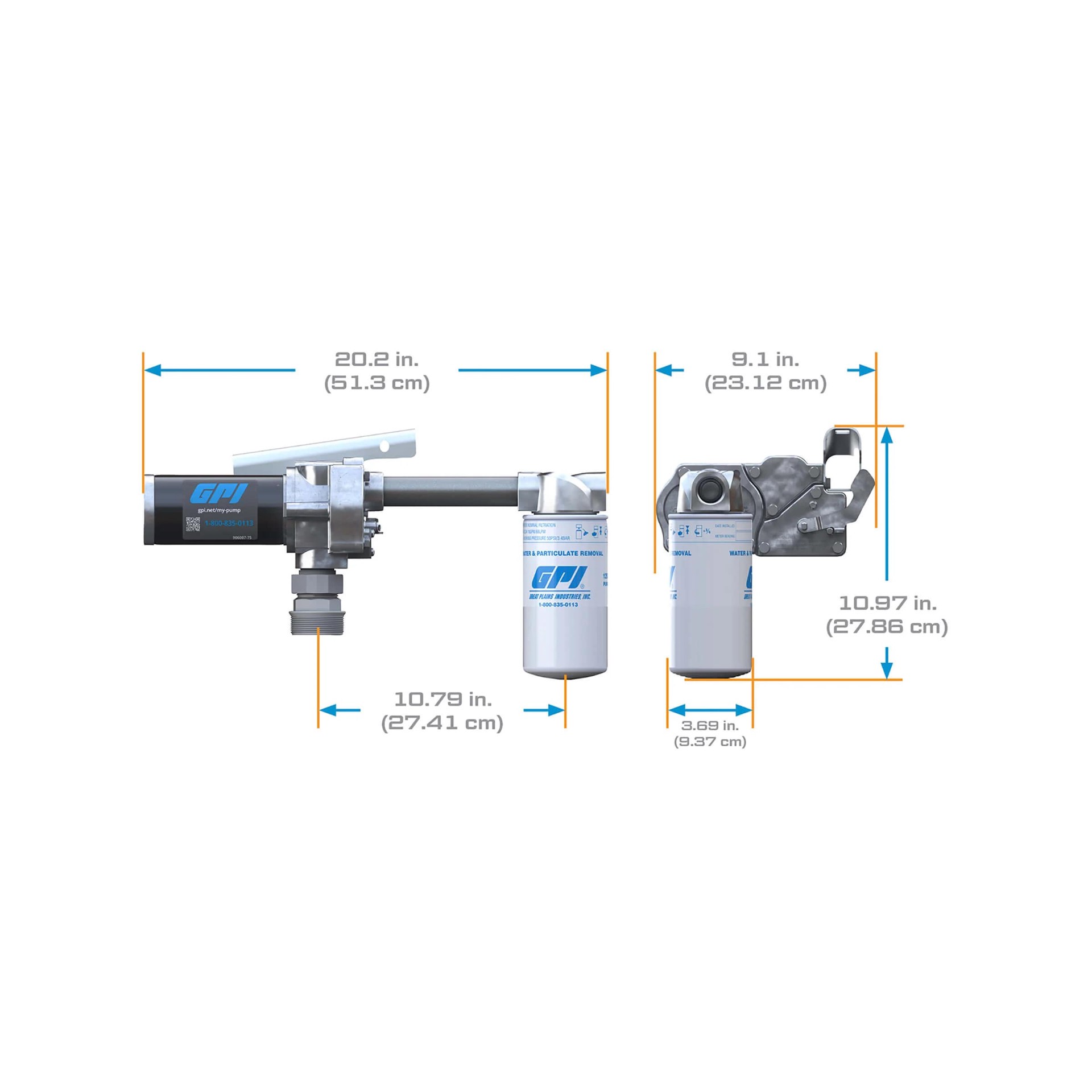 slide 5 of 6, GPI M-180S-ML Fuel Transfer Pump with Filter 1 -Count Ethanol Free 4-cycle fuel, 1 ct