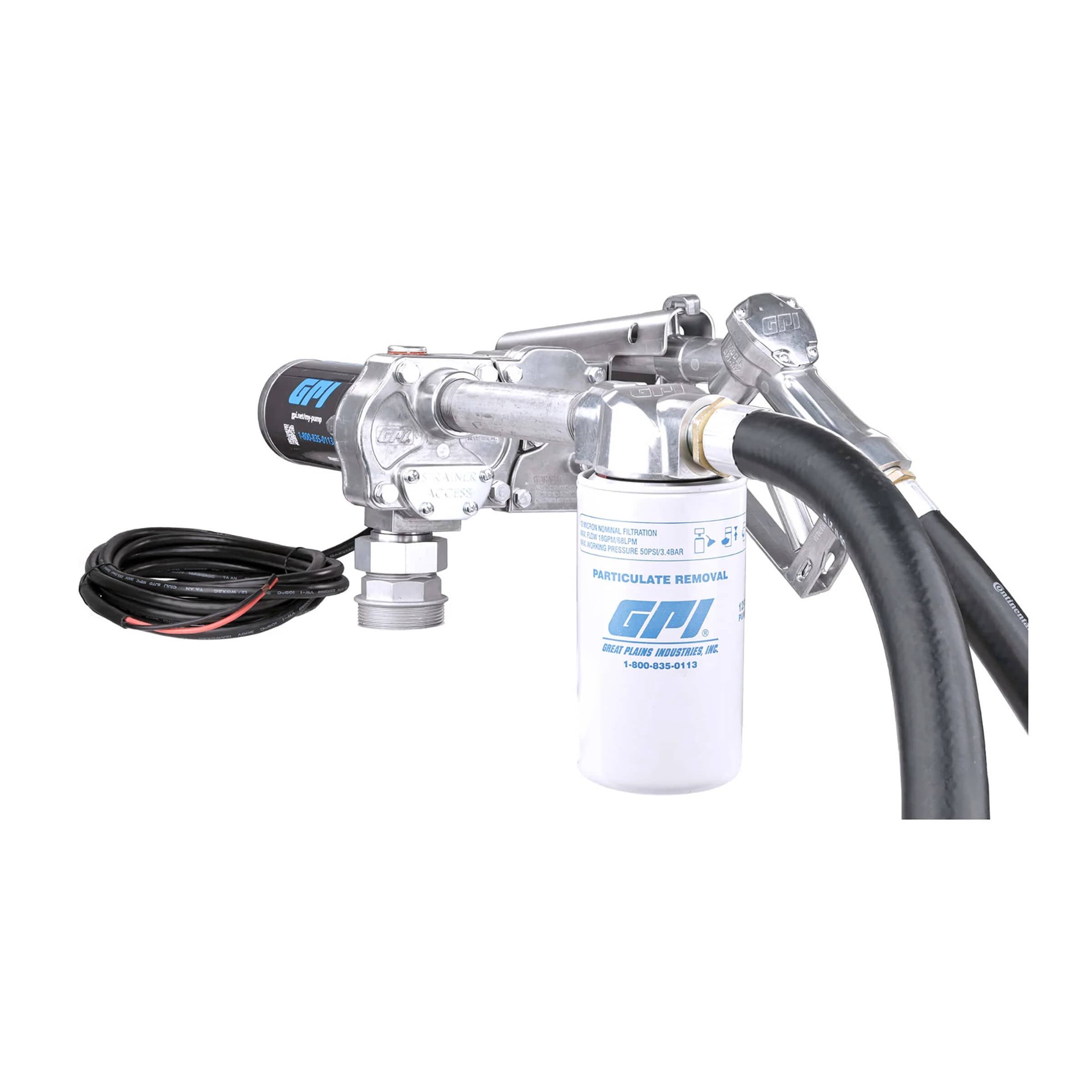 slide 1 of 6, GPI M-180S-ML Fuel Transfer Pump with Filter 1 -Count Ethanol Free 4-cycle fuel, 1 ct