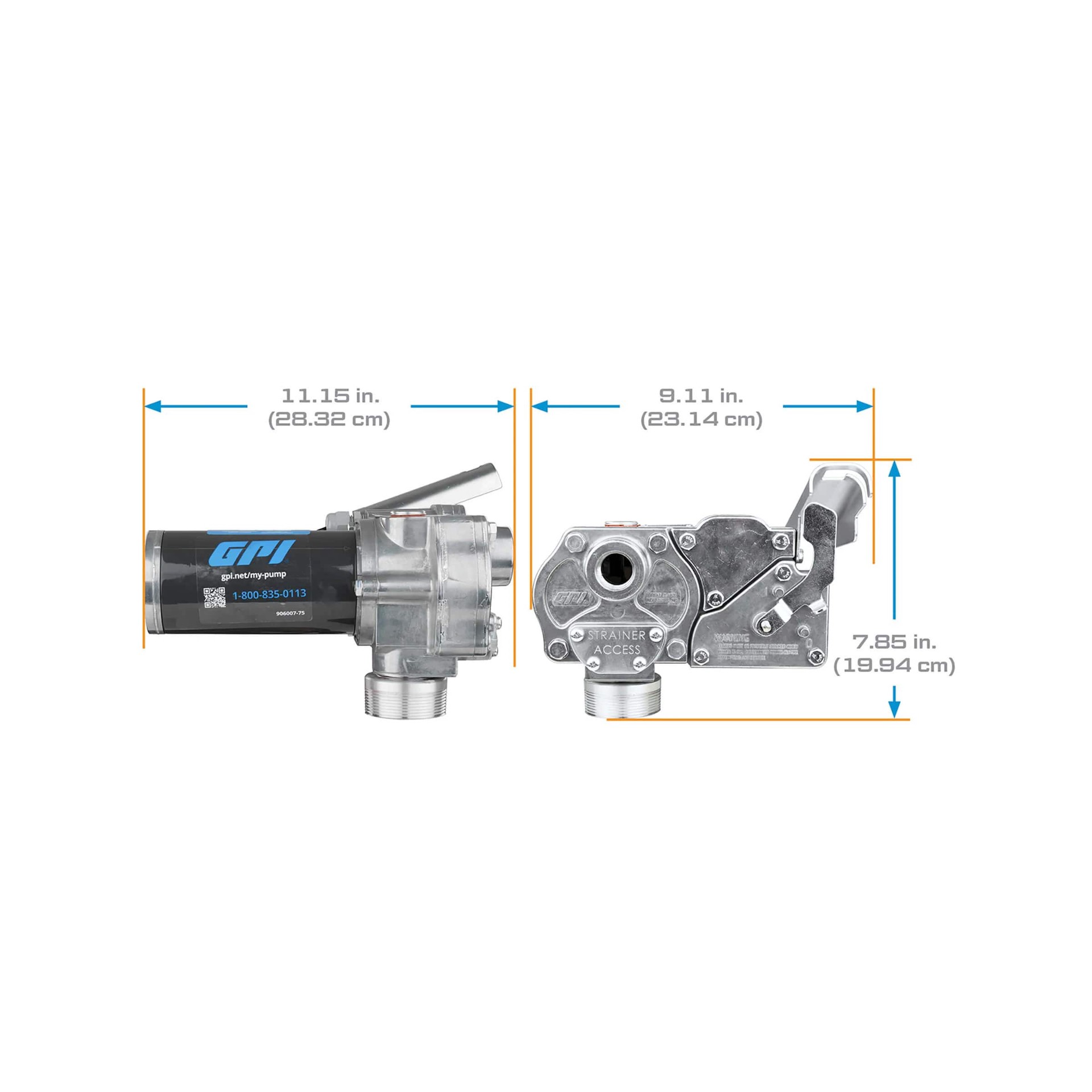 slide 6 of 6, GPI M-150S-E-PO Fuel Transfer Pump Only 1 -Count Ethanol Free 4-cycle fuel, 1 ct