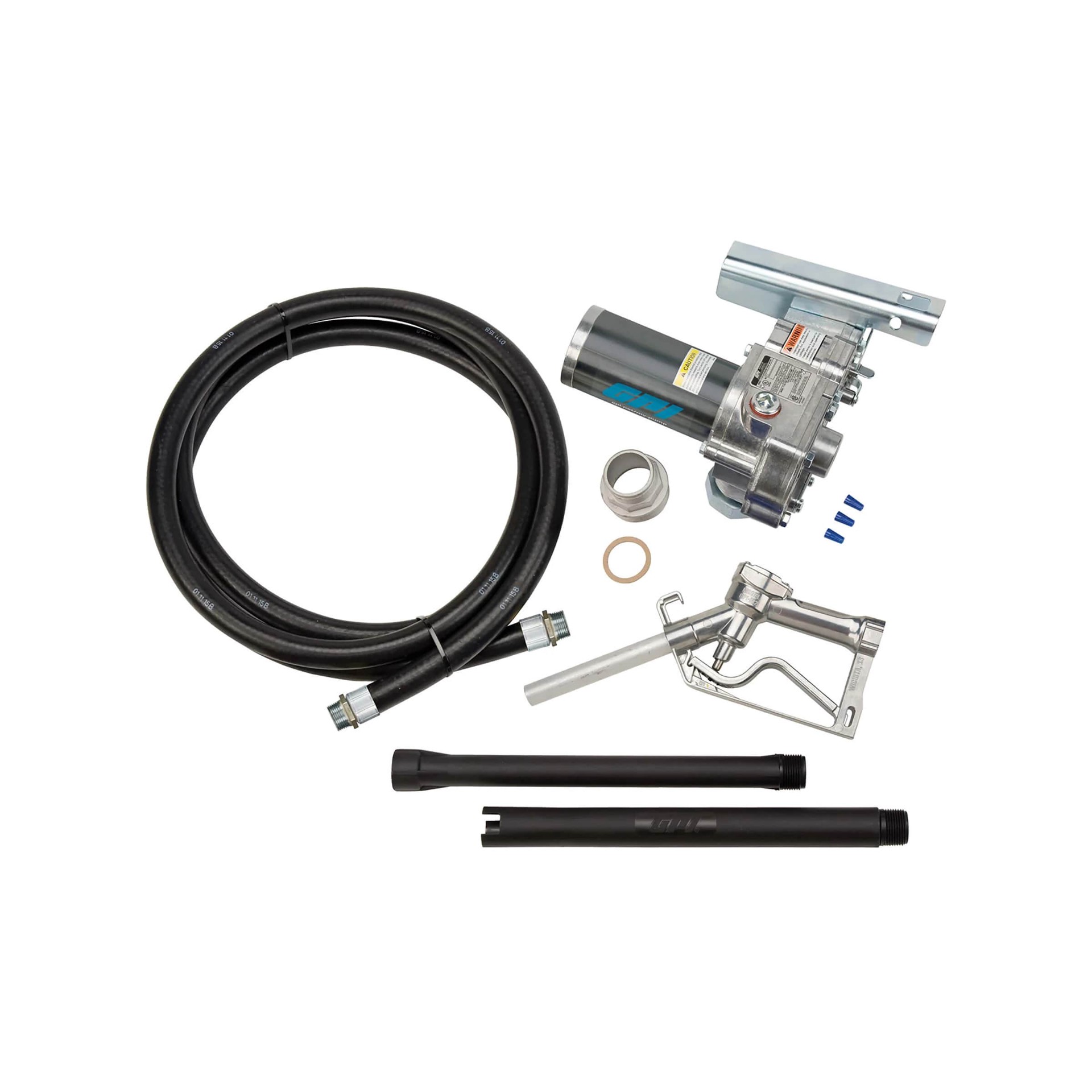 slide 3 of 6, GPI M-1115S 115V Fuel Transfer Pump w/Manual Nozzle 1 -Count Ethanol Free 4-cycle fuel, 1 ct