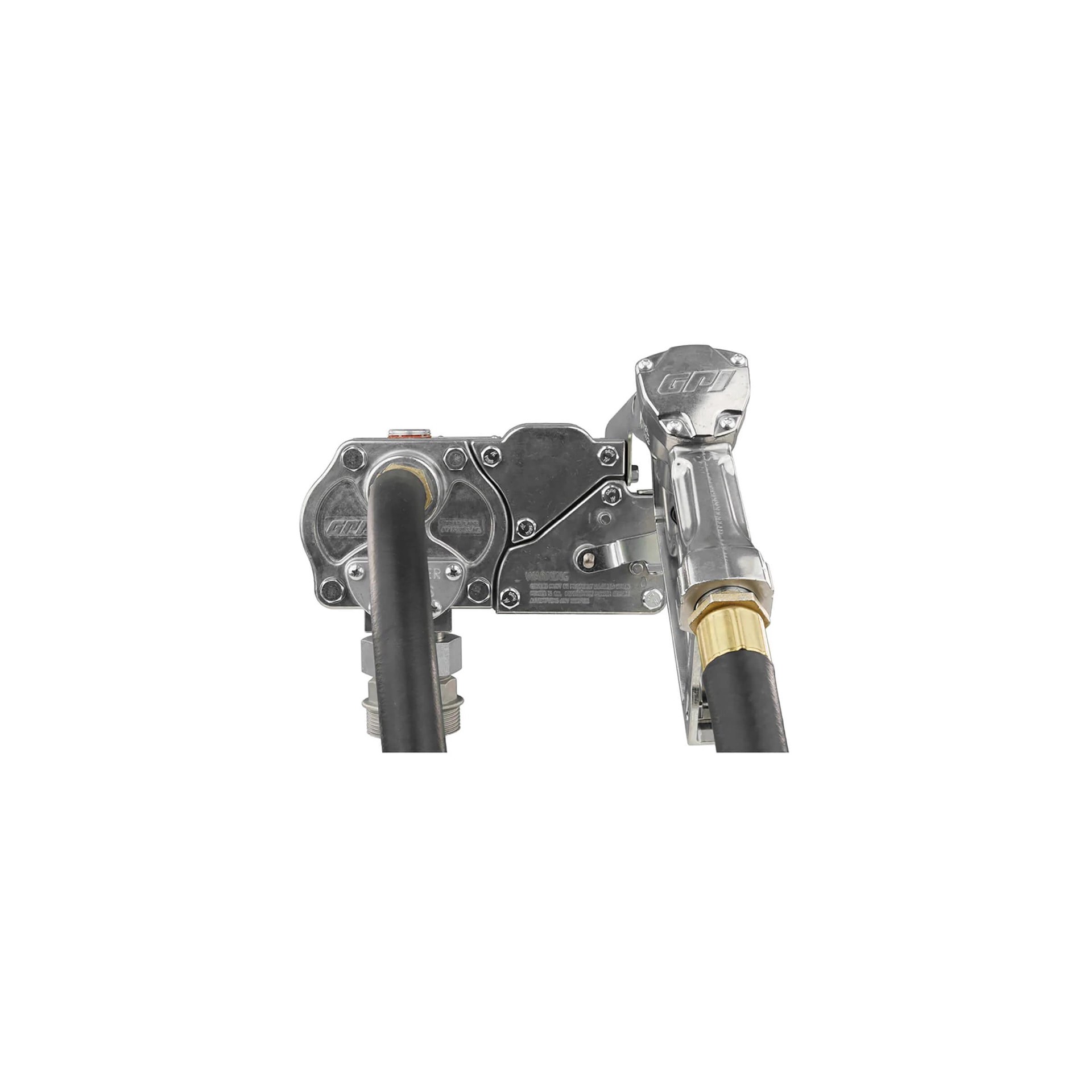 slide 5 of 6, GPI M-1115S 115V Fuel Transfer Pump w/Manual Nozzle 1 -Count Ethanol Free 4-cycle fuel, 1 ct