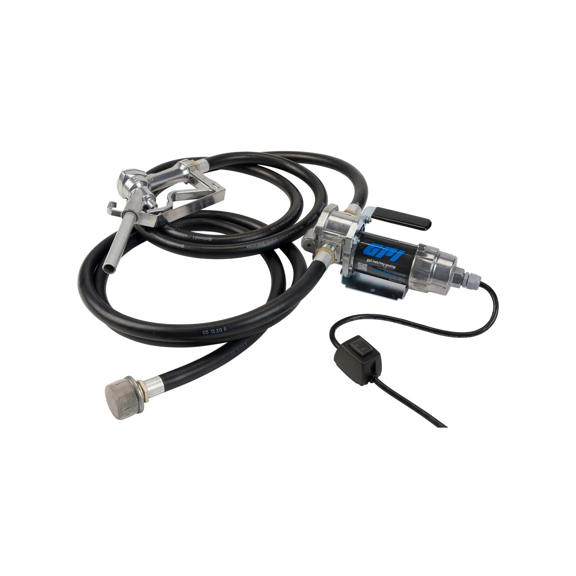 slide 1 of 5, GPI G8P-012-MU Fuel Transfer Pump w/Manual Nozzle 1 -Count Ethanol Free 4-cycle fuel, 1 ct
