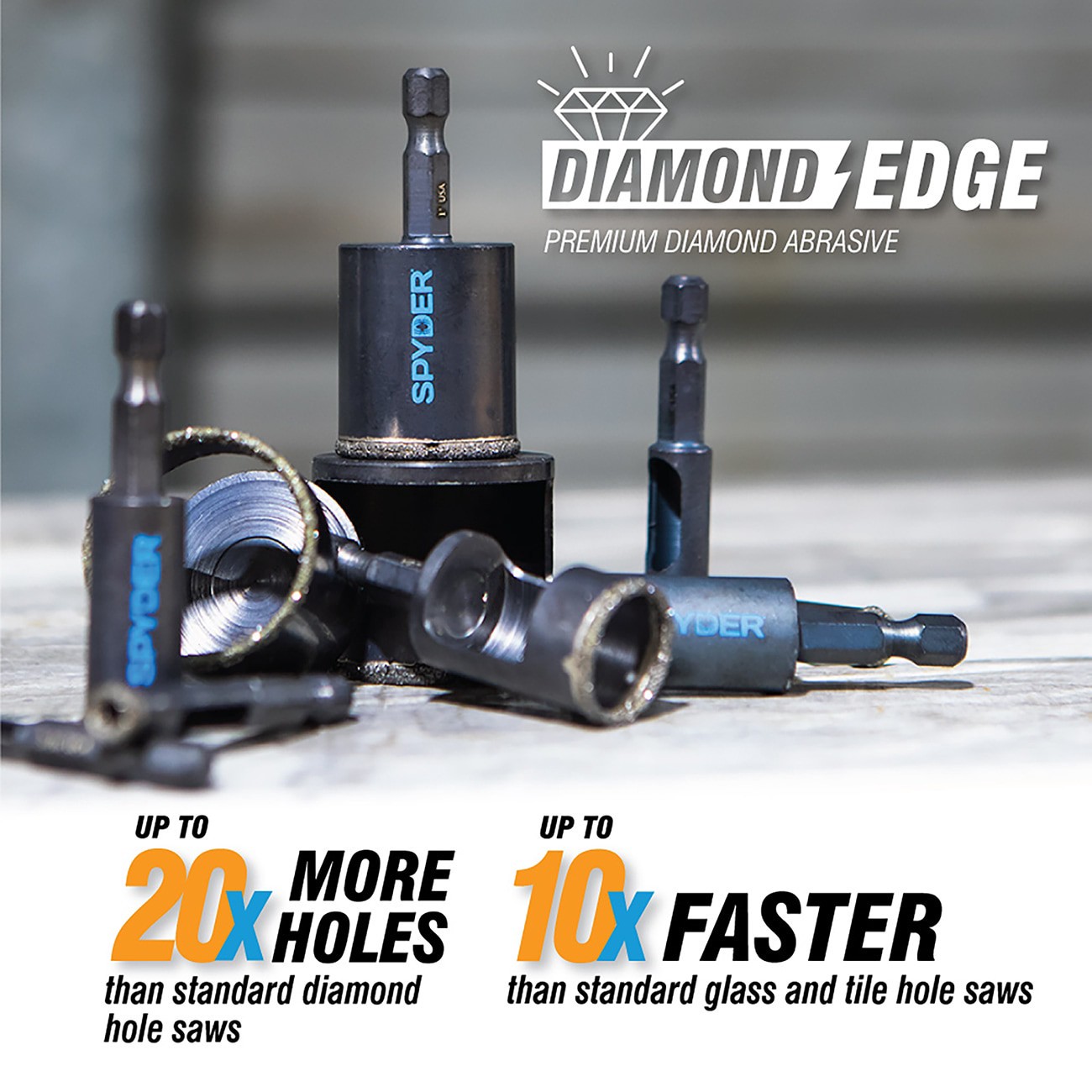 slide 2 of 6, Spyder Diamond Edge 3/4-in Diamond Arbored Hole Saw, 1 ct