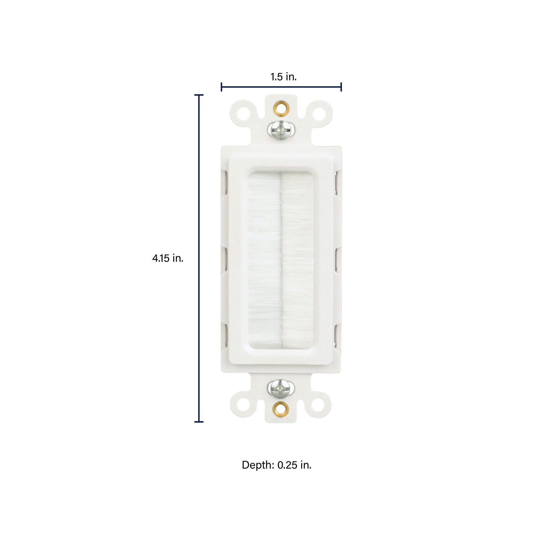 slide 2 of 6, Eaton 1 -Gang White Thermoplastic Indoor Wall Plate, 1 ct