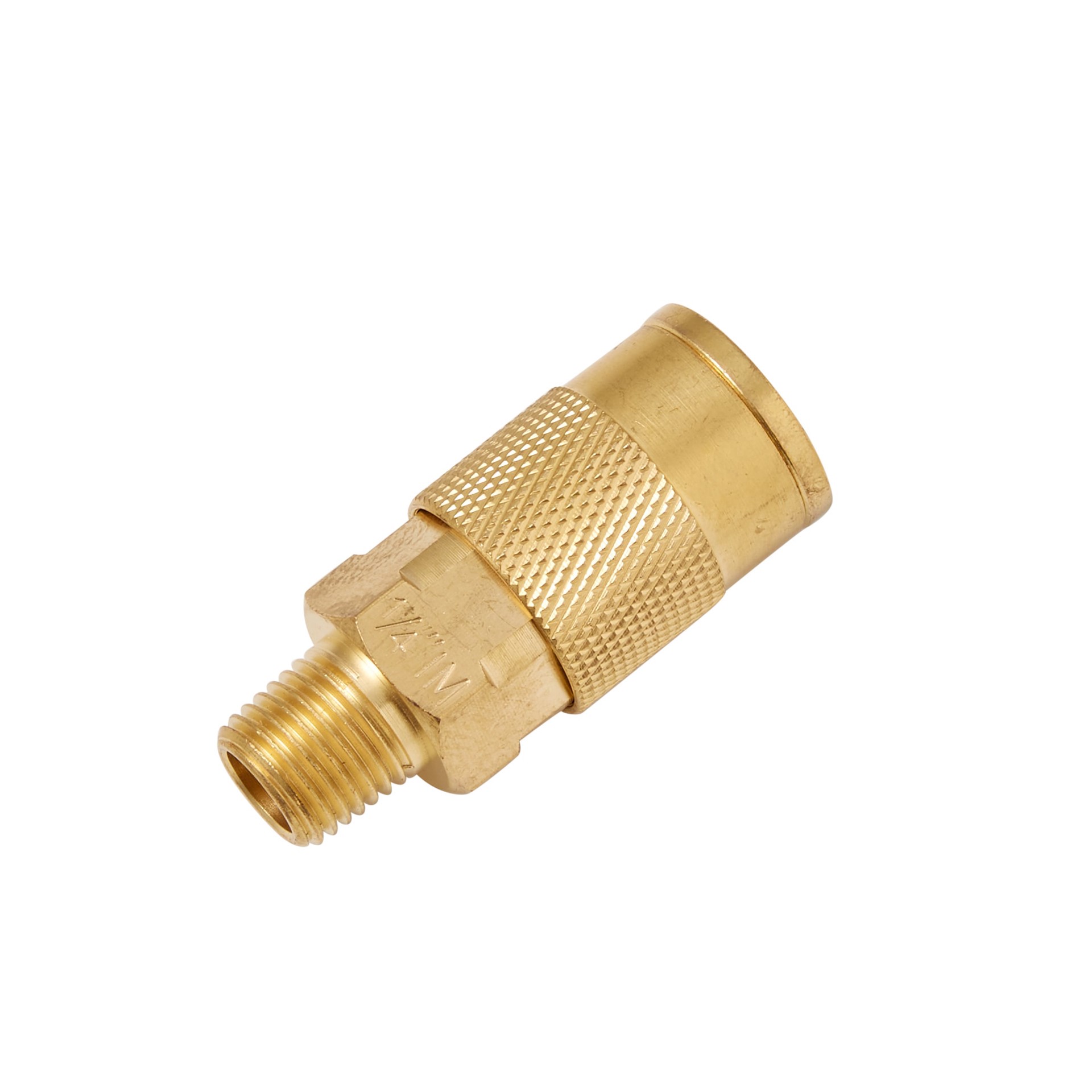 slide 2 of 6, Kobalt Brass Coupler (M) 1/4-in Industrial, 1 ct