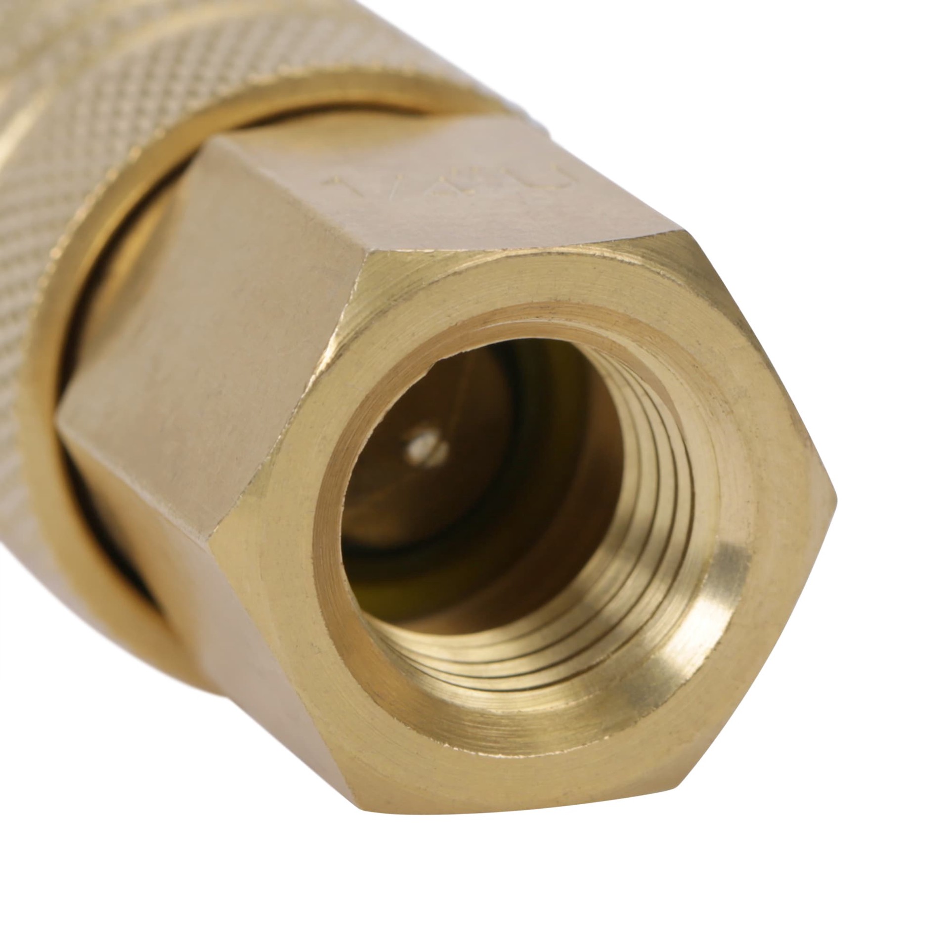 slide 2 of 6, Kobalt Brass Coupler (F) 1/4-in Universal, 1 ct