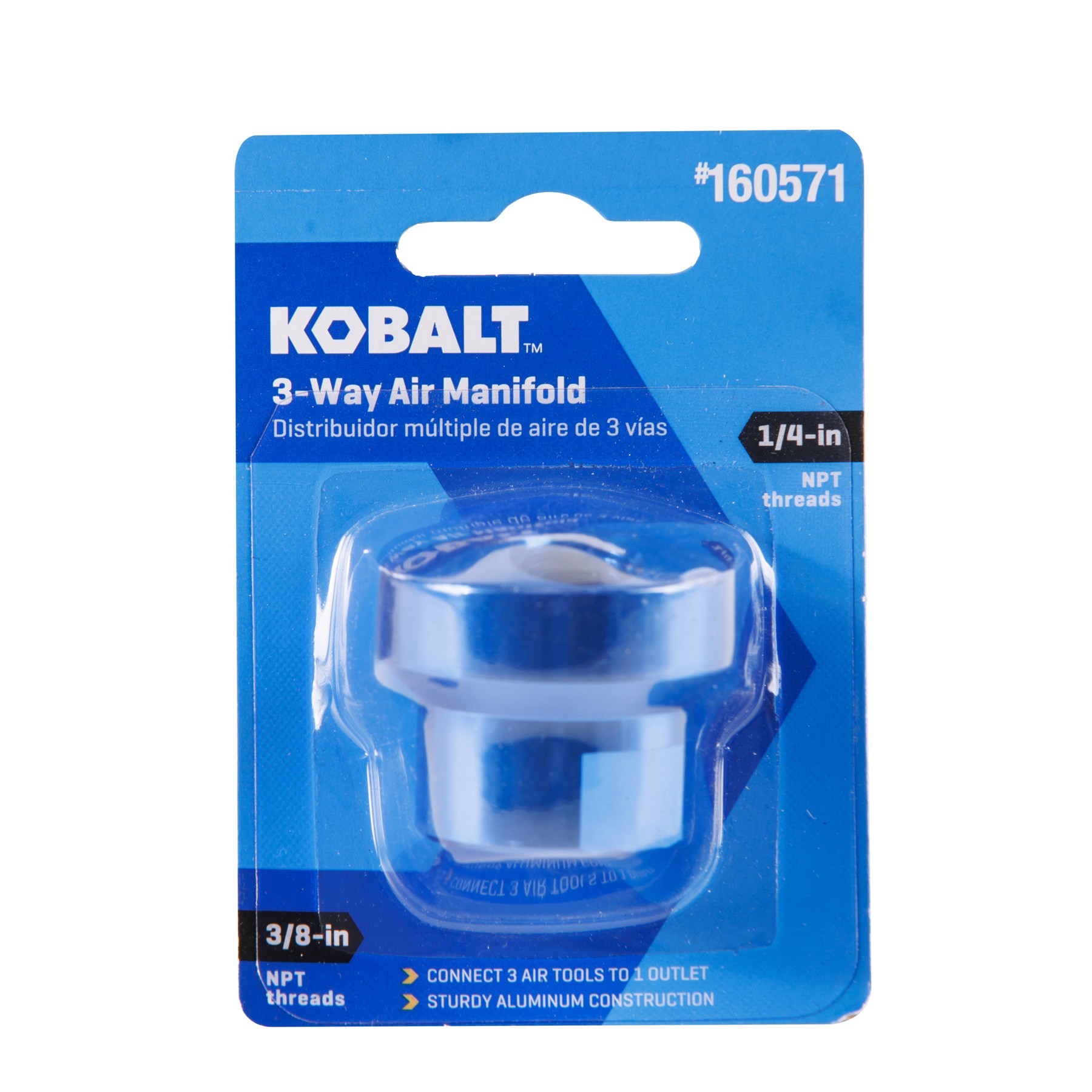 slide 6 of 6, Kobalt NPT 3-in-1 Air Manifold 1/4-in, 1 ct