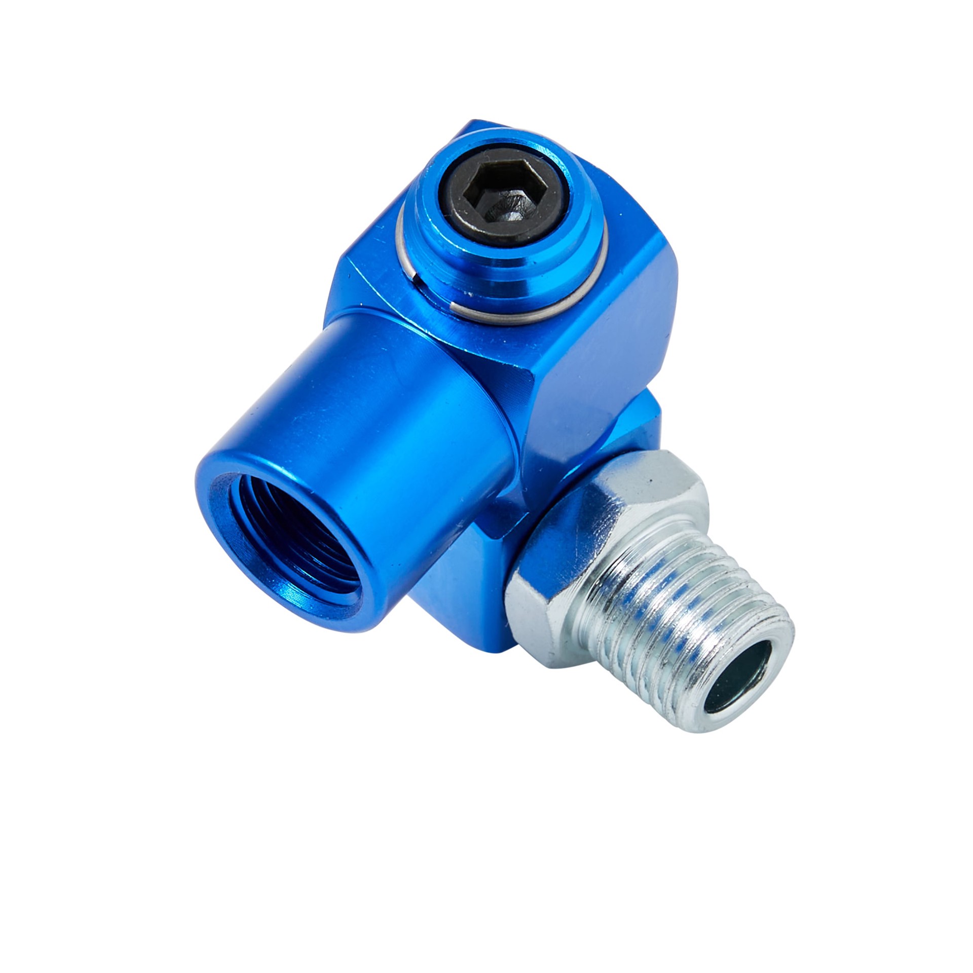 slide 2 of 6, Kobalt 360-Degree Swivel Connector 1/4-in, 1 ct