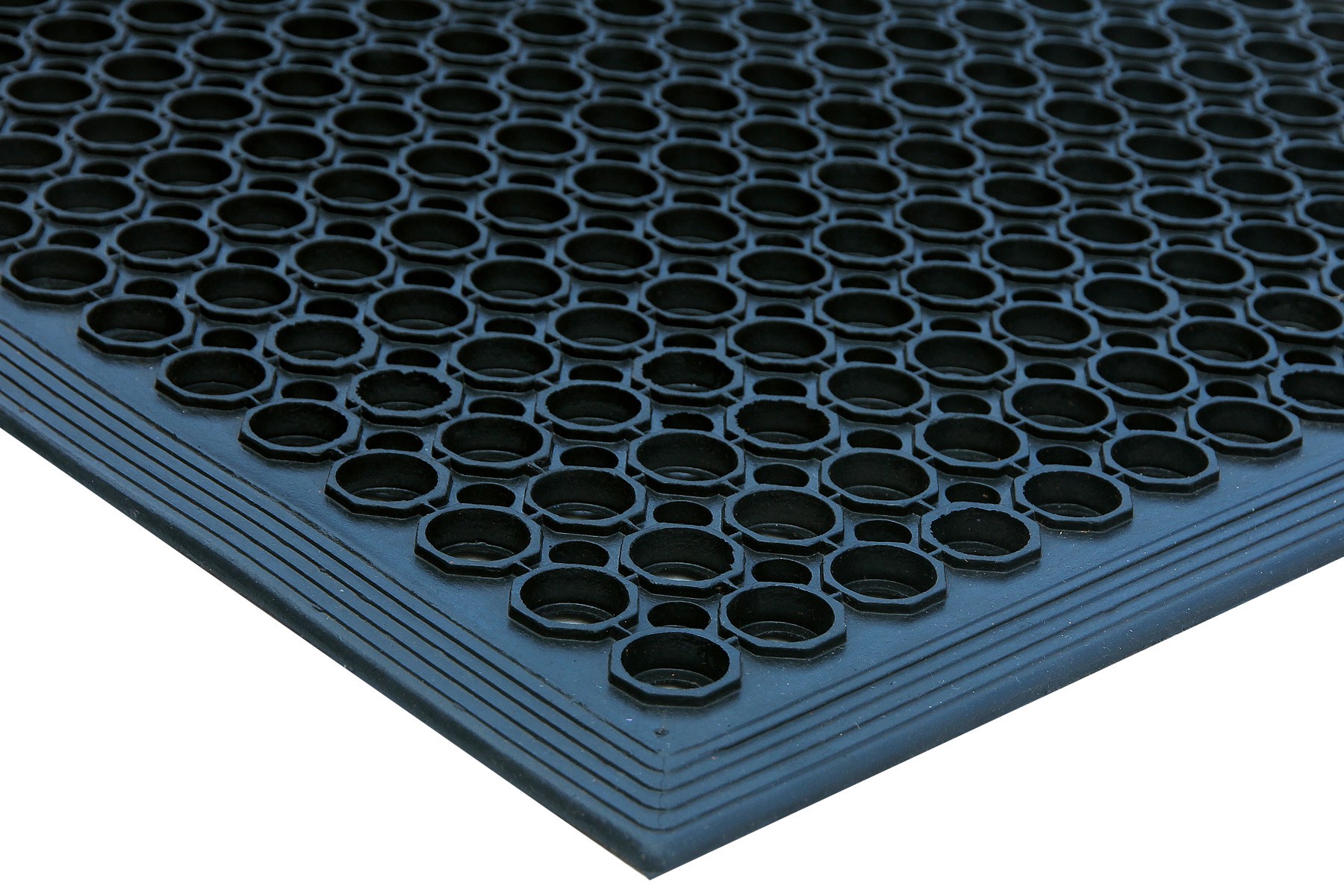slide 3 of 4, Project Source 35.75-in x 60-in Black Rubber Non-Slip Grip Indoor or outdoor Utility Mat, 1 ct