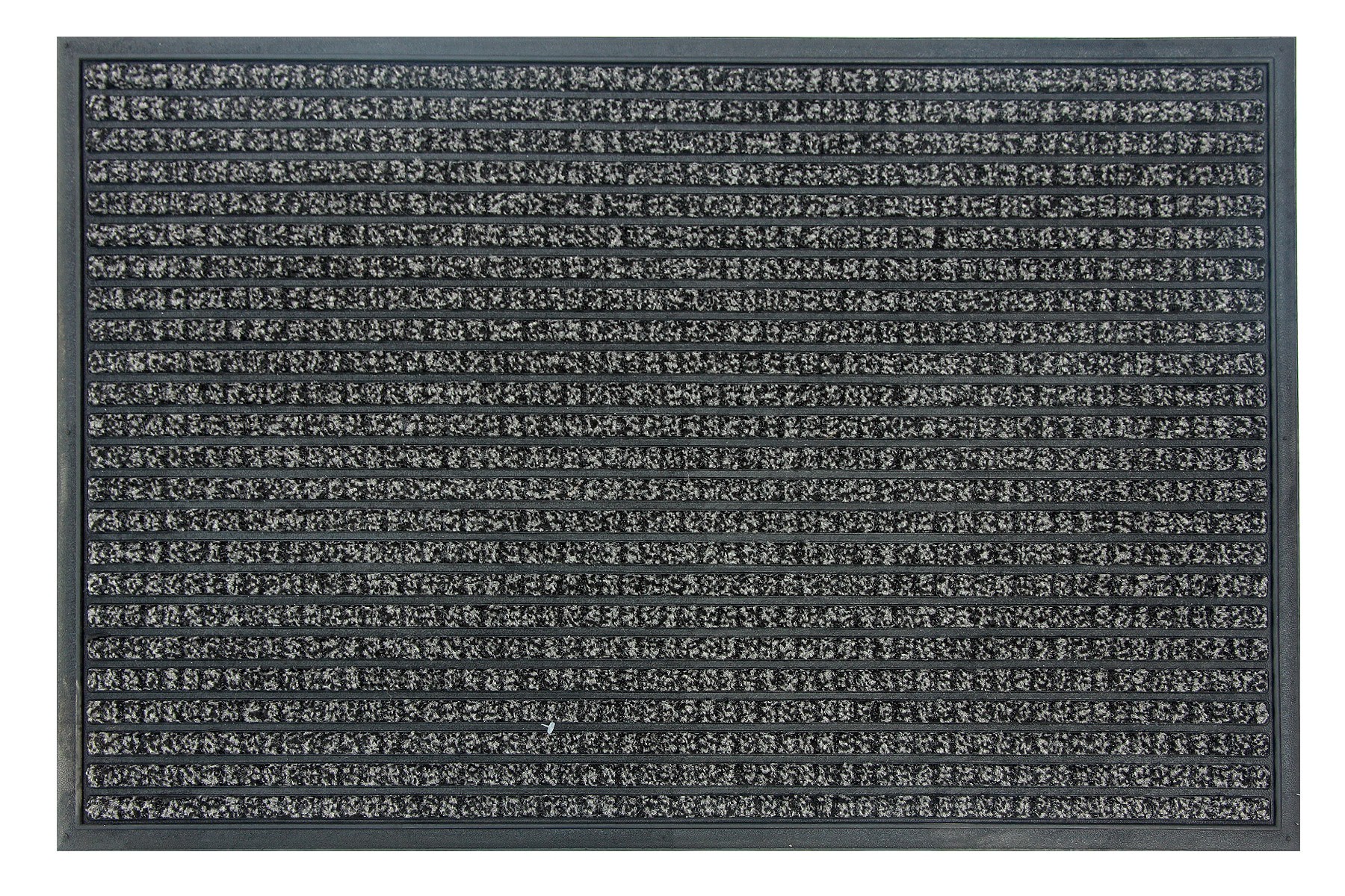 slide 6 of 6, Project Source 23.75-in x 35.75-in Grey/Black Non-Slip Grip Indoor Utility Mat, 1 ct