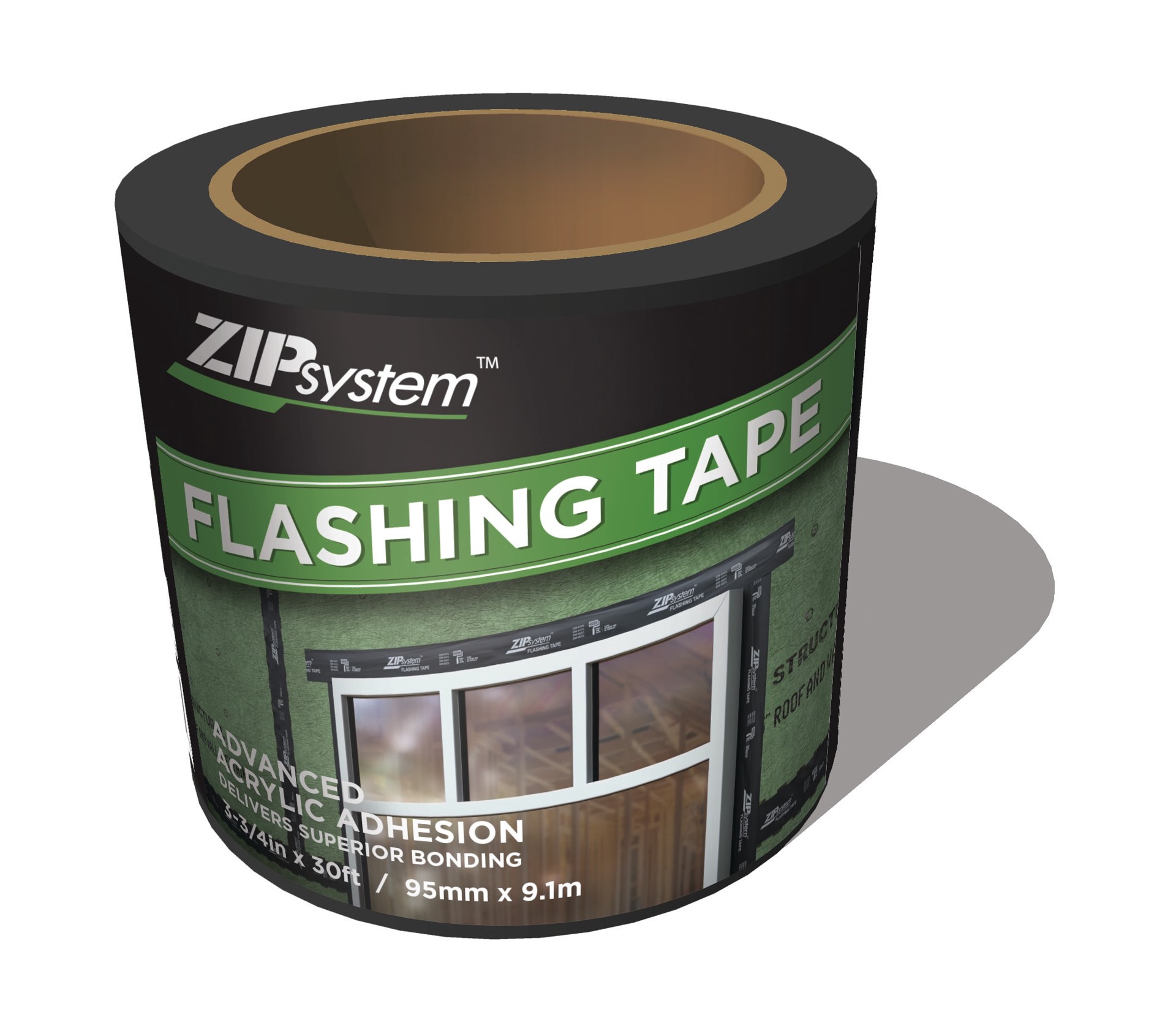 slide 1 of 2, Huber 3.75x30 ZIP System Flashing Tape, 1 ct
