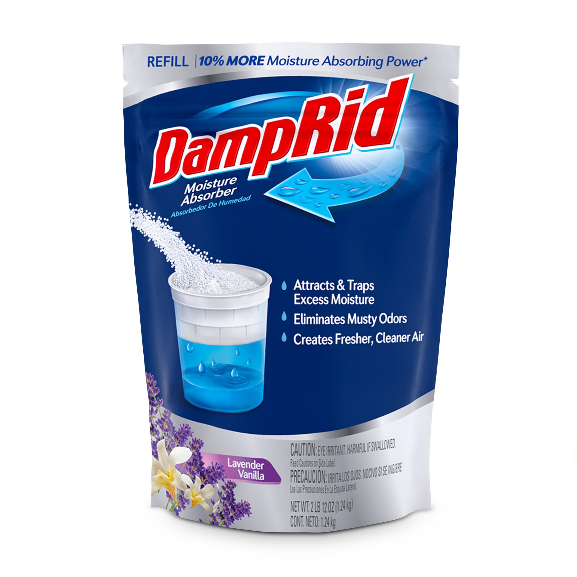 slide 1 of 6, DampRid 44-oz Lavender Vanilla Refill Moisture Absorber, 1 ct