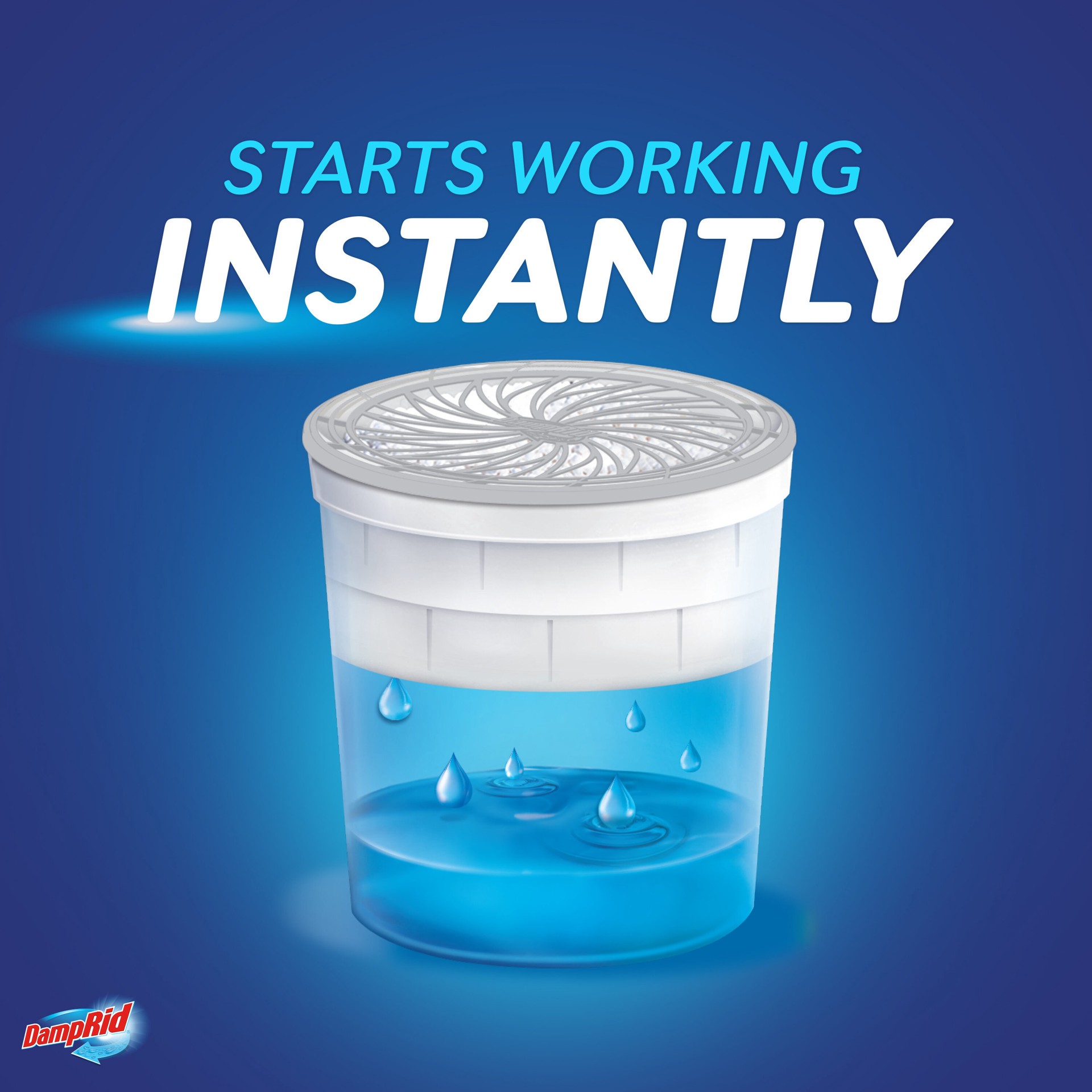 slide 6 of 6, DampRid 11-oz Fresh Bucket Moisture Absorber, 1 ct